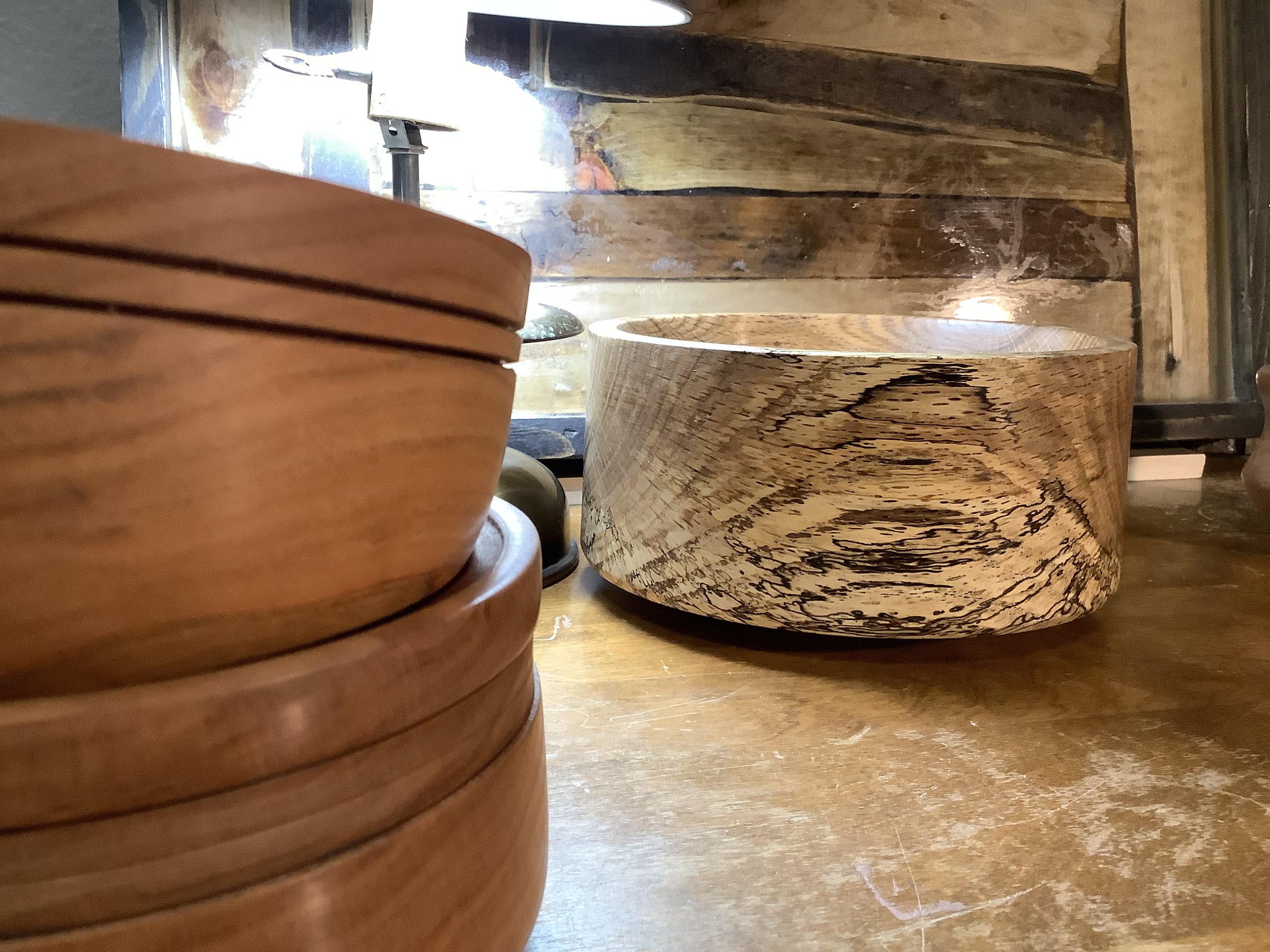 Hand turned Water Oak Bowl