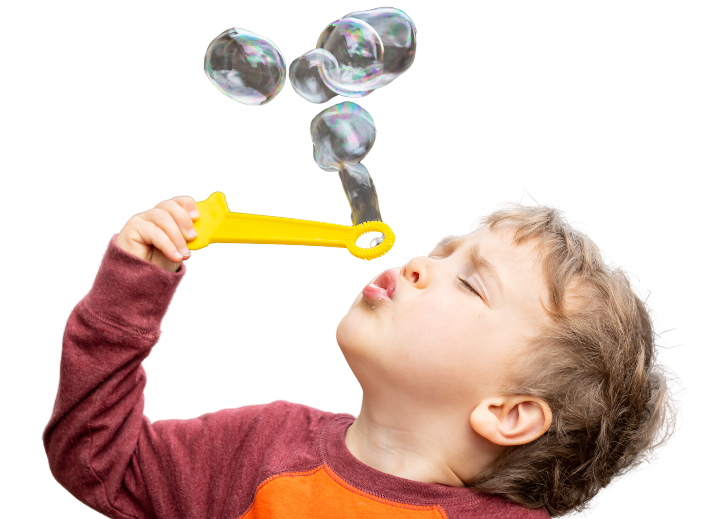 toddler blowing bubbles language milestones in Jacksonville, Florida