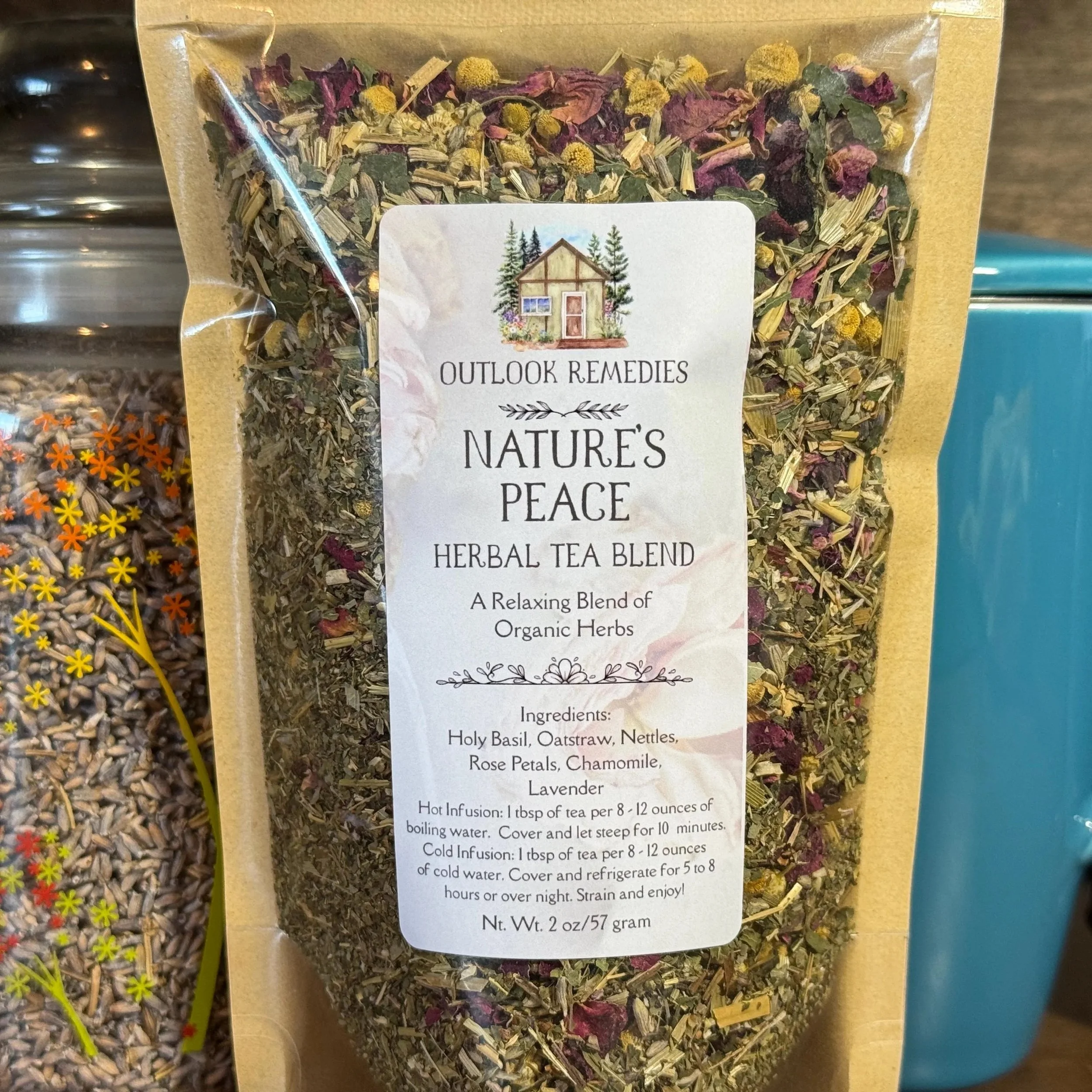 Nature's Peace Herbal Tea Blend, 2 ounce bag
