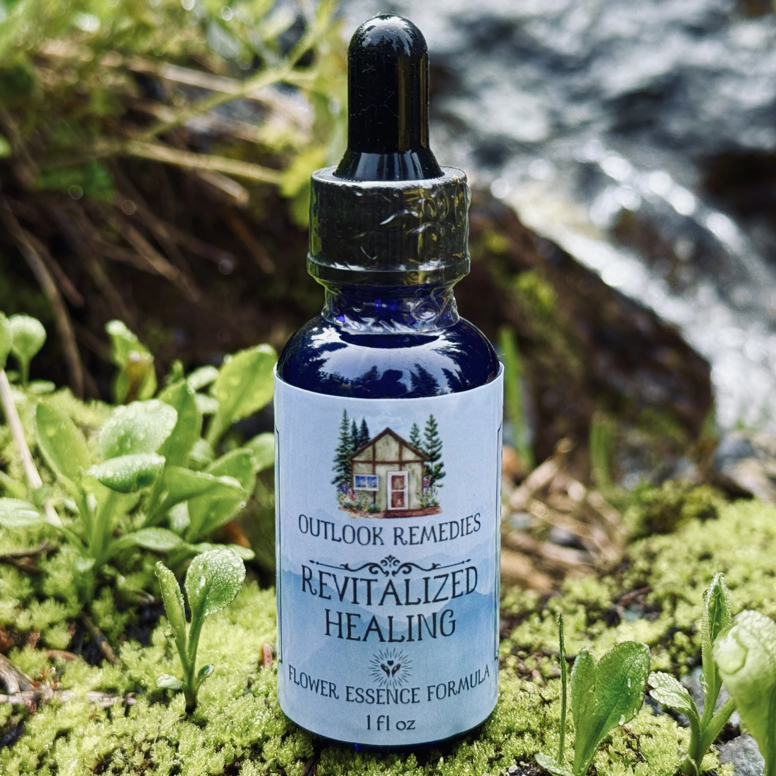 Revitalized Healing Flower Essence Formula, 1 oz dropper bottle