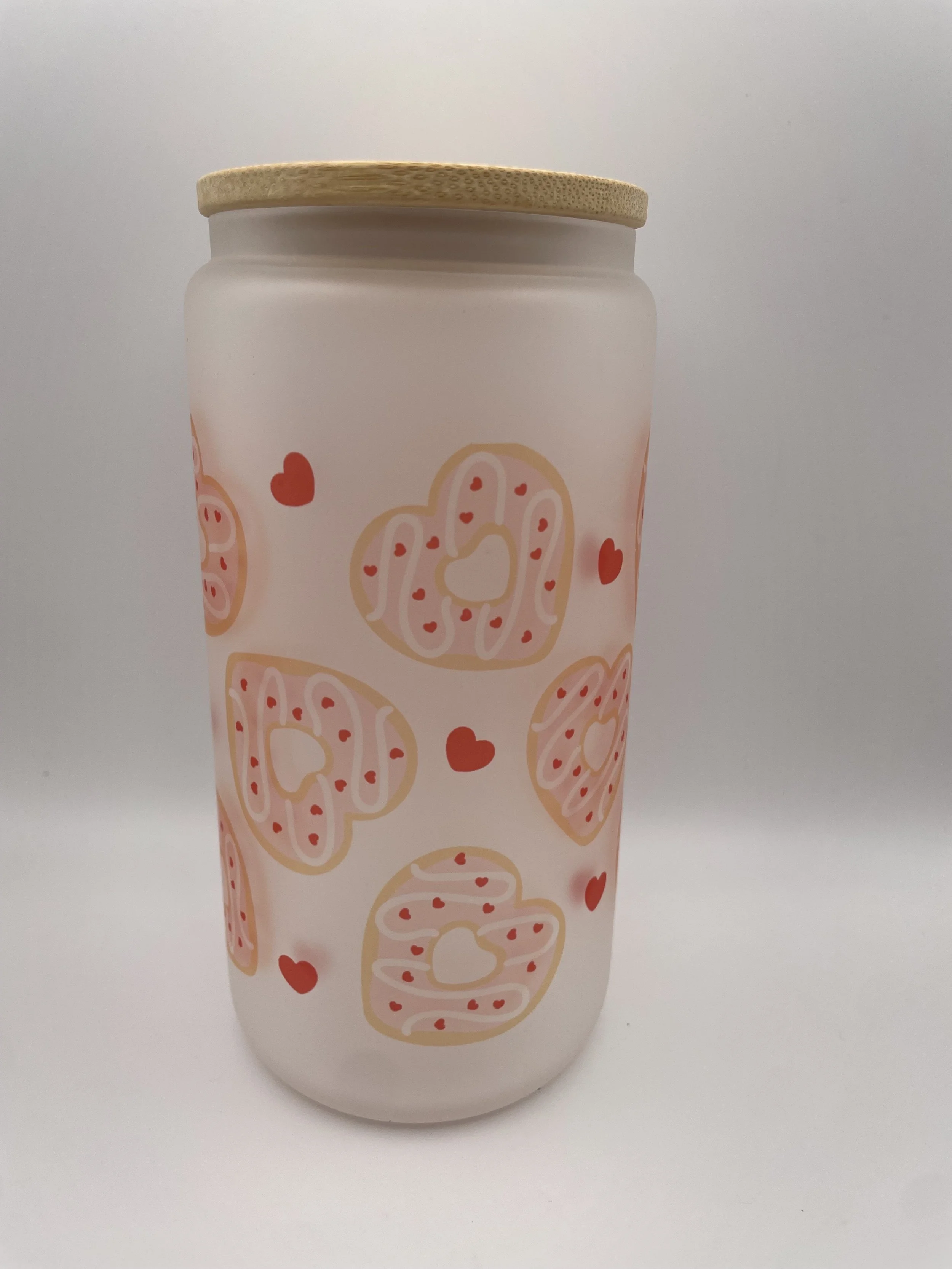 Heart Donut Libby Glass