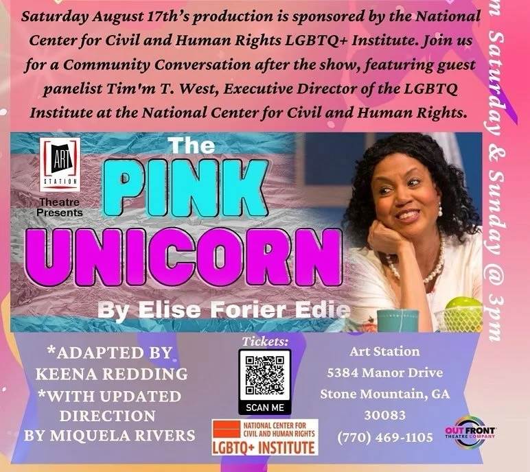 FREE Unclaimed tickets.

We have already purchased 20 tickets for Saturday&rsquo;s show for The Pink Unicorn in Stone Mountain and many are unclaimed. You can access the link to register for FREE tickets by sending a DM. Available on a first-come, fi