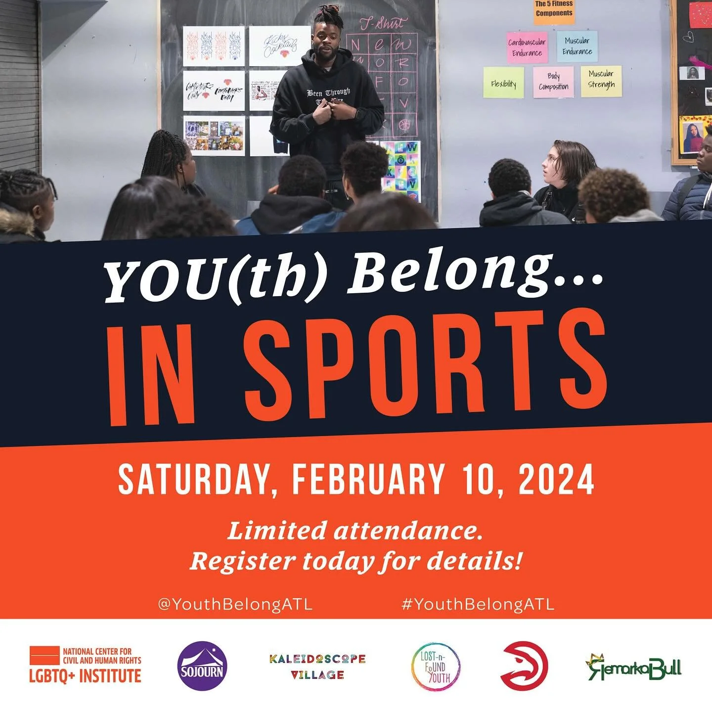 Still tickets available for LGBTQ+ youth and young adults (and their allies) to the Rockets vs. Hawks game this Saturday, February 10th, at State Farm Arena. 

Register before Friday at https://www.lgbtqinstitute.org/youth-belong