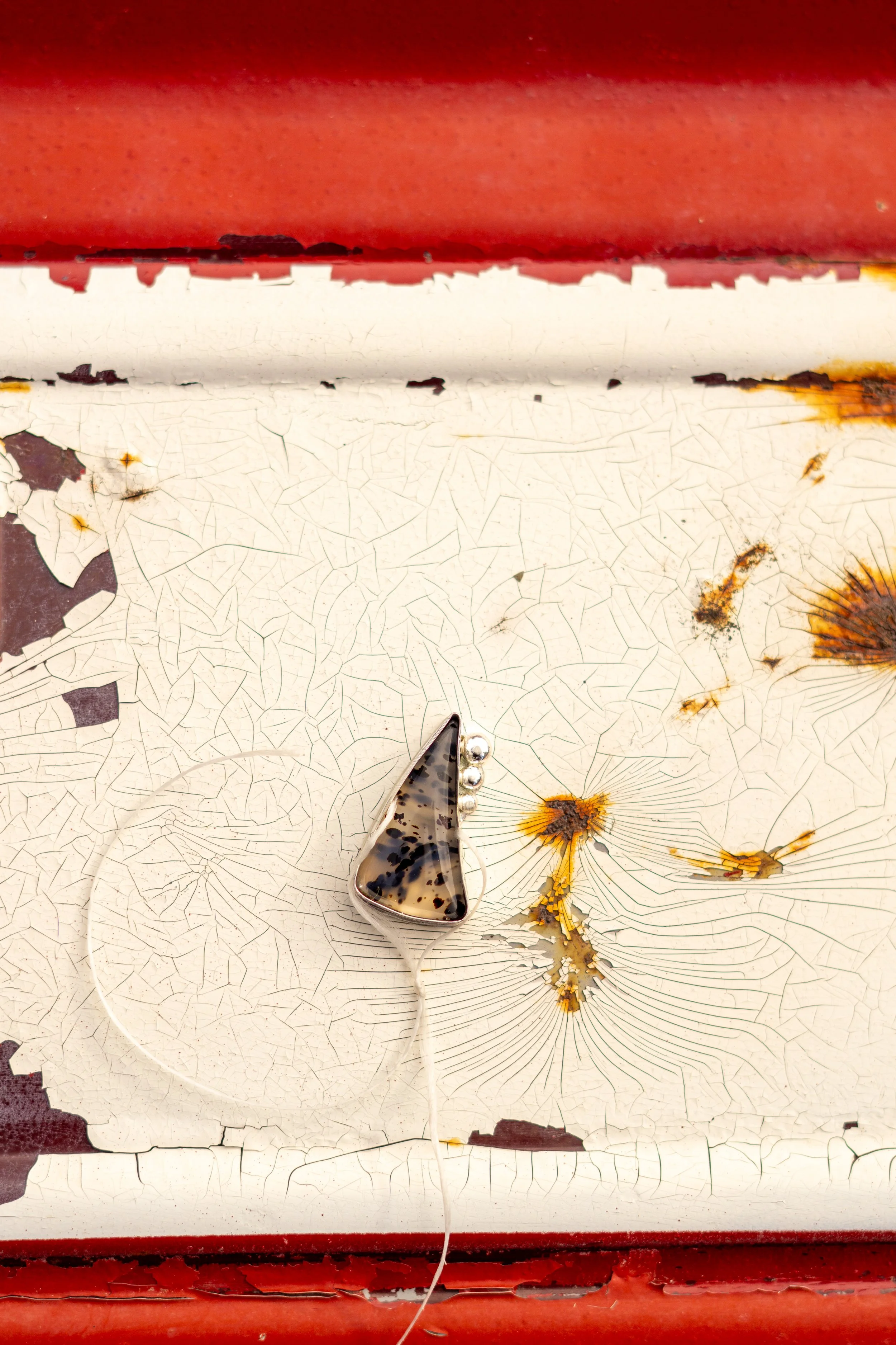 Speckled MT Agate Triangle, MTO