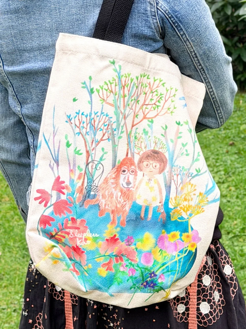 Tote bag – Me and my fluffy bespectacled buddies