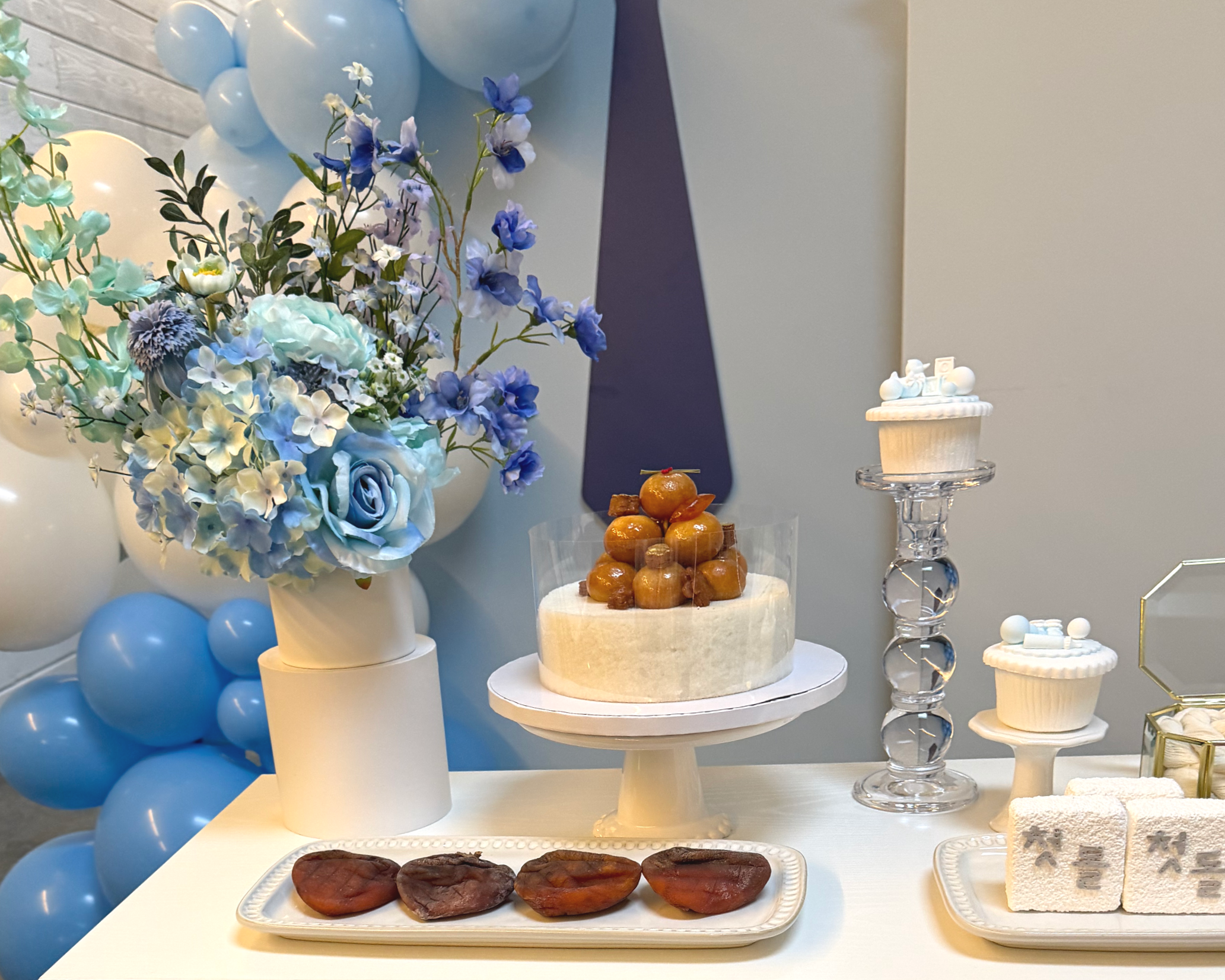 OC dol table 돌상 스타일링 Orange County birthday setup