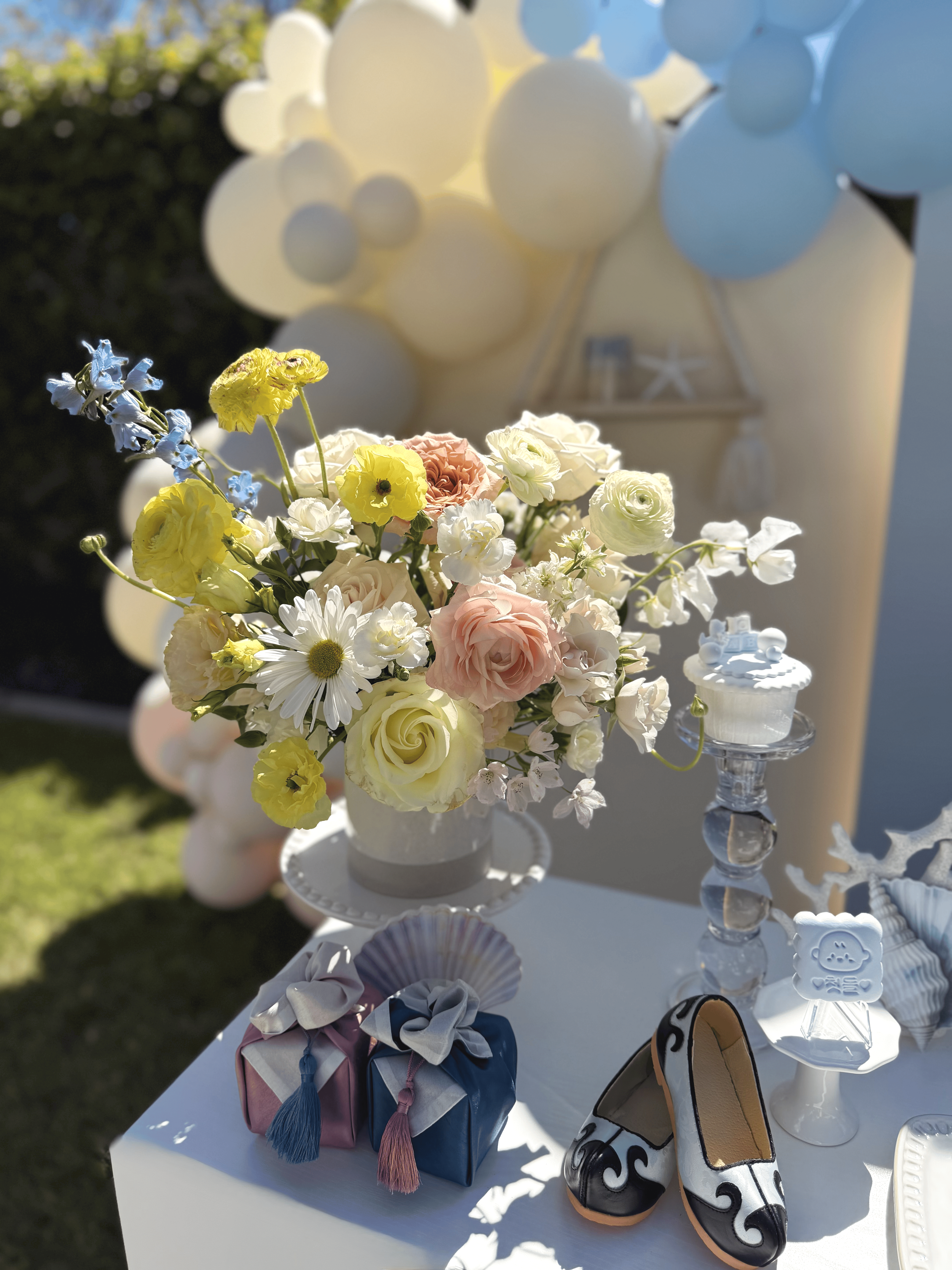 LA 돌상 스타일링 dol table Los Angeles elegant setup