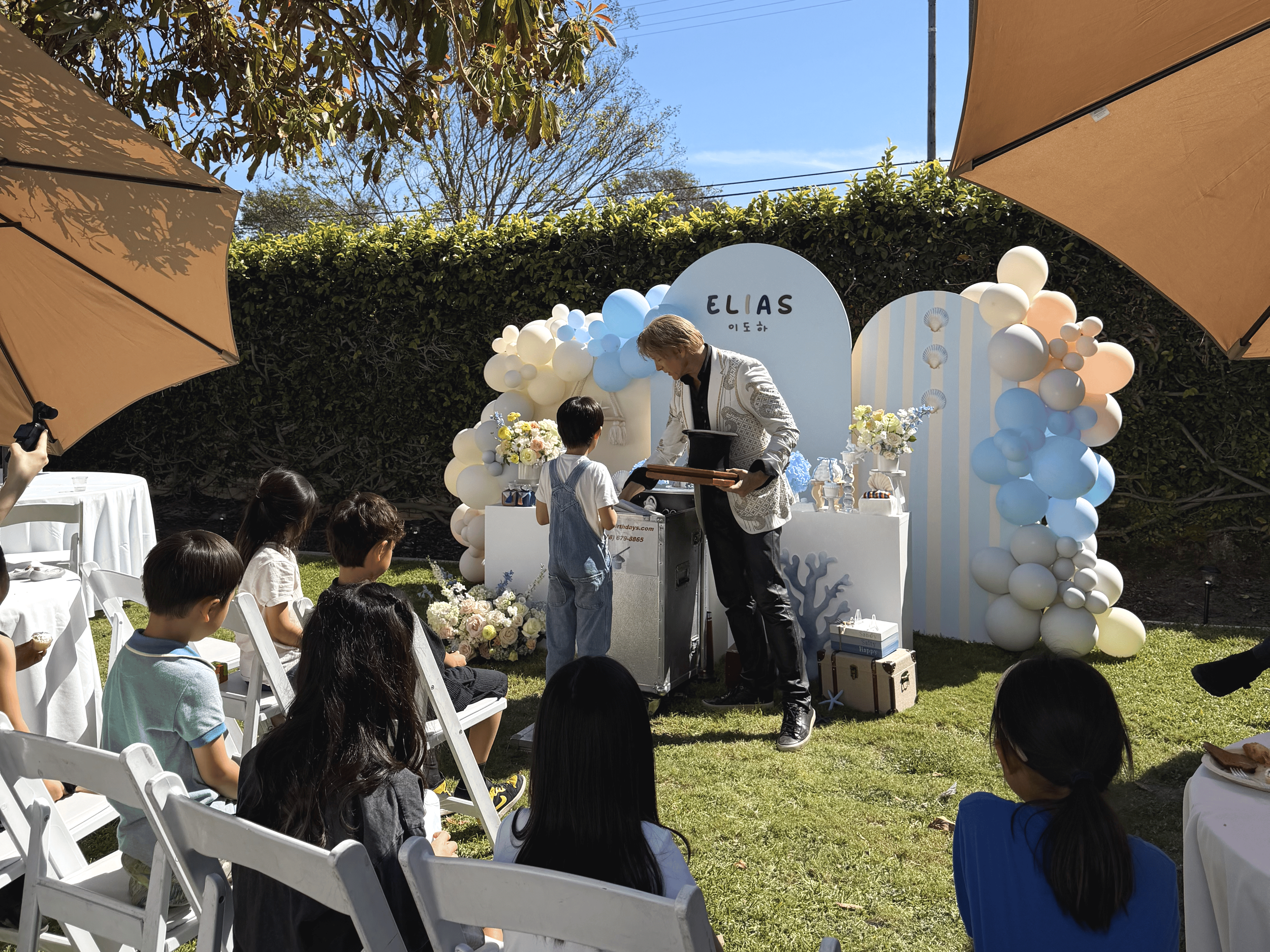 LA 돌잔치 테이블 Korean birthday setup dol table LA