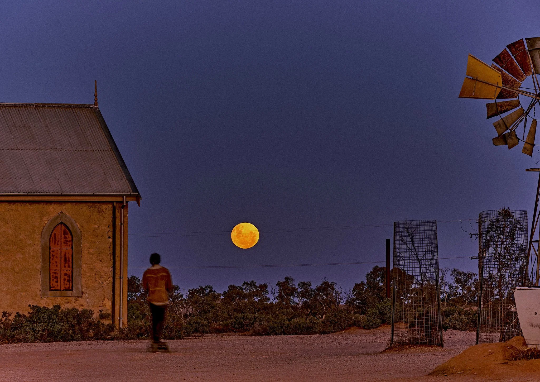 Silverton NSW April 12 Pink Full Moon and May 12 Flower Full Moon set of 2