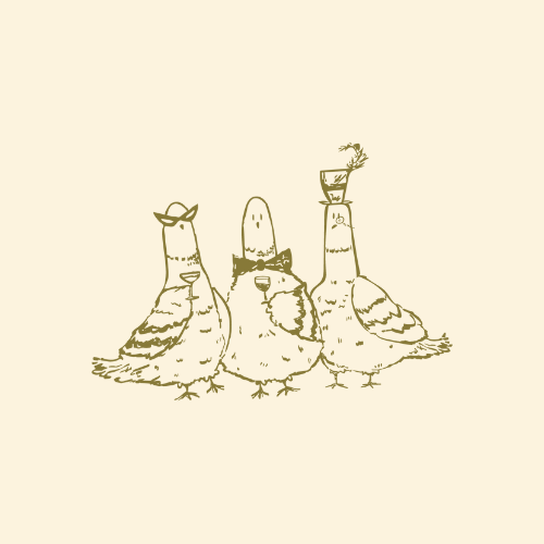 The Dapper Pigeon Trio
