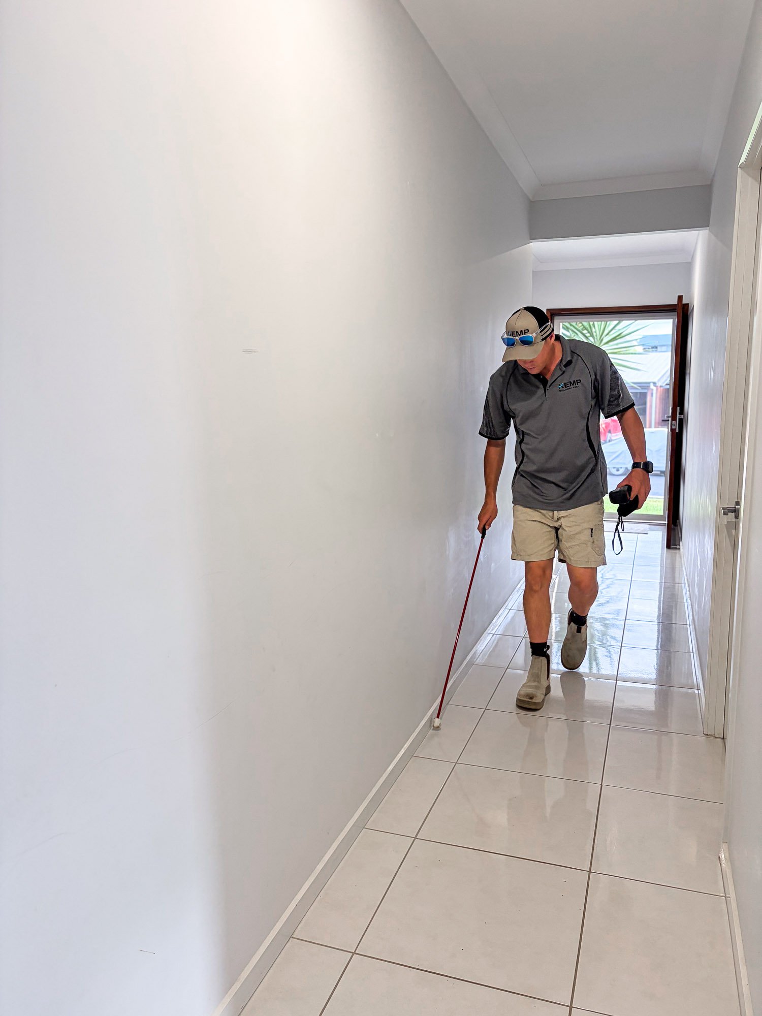 Previous termite activity identified during a Building Inspection in Woolgoolga
