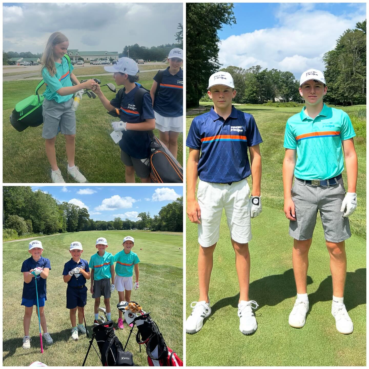 Team Scheffler over Team McIlroy today, but an awesome match!  With some good fist bumps at the end 👊  @pgajrleague