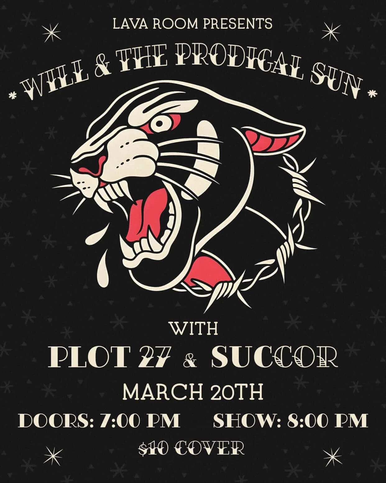 March 20 - Live at The Lava Room