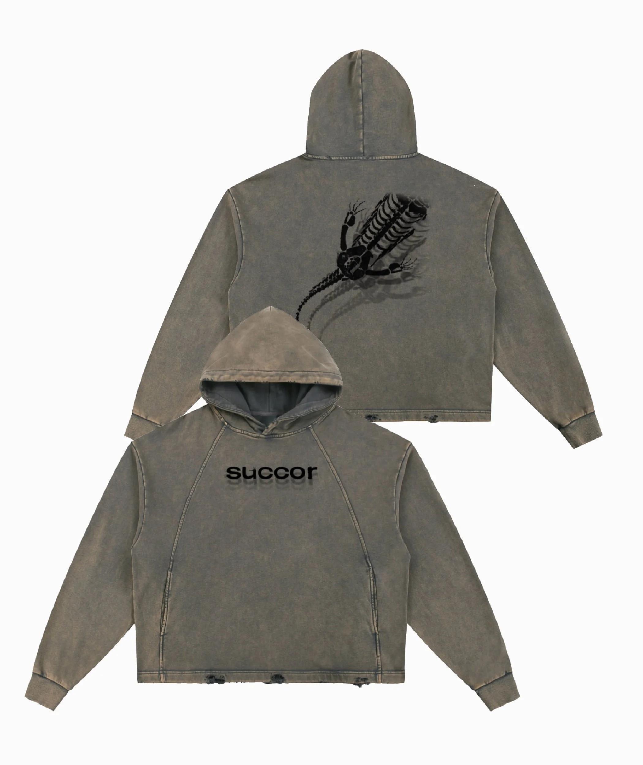 Rot City Distressed Hoodie