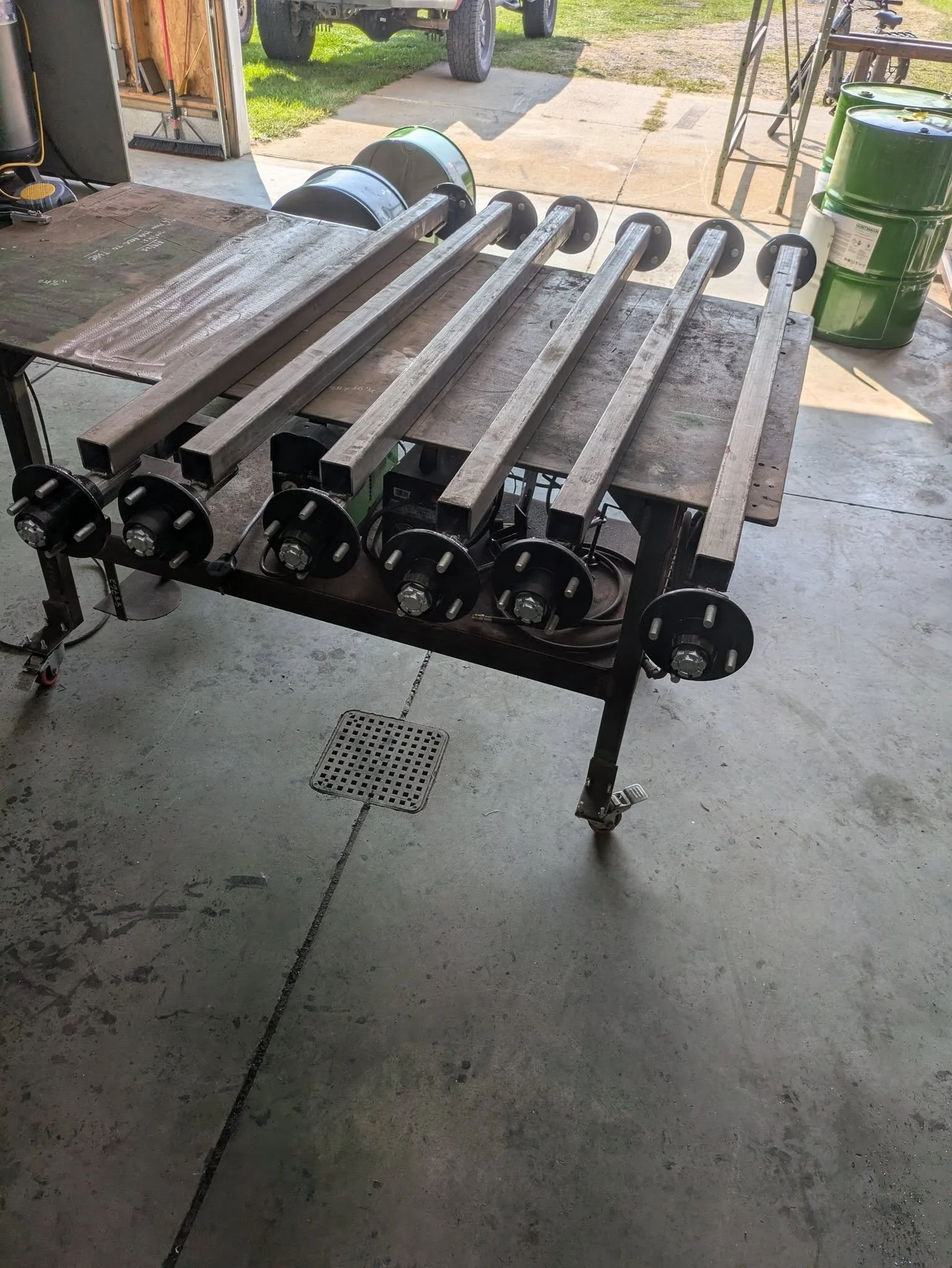 Custom length light duty axles