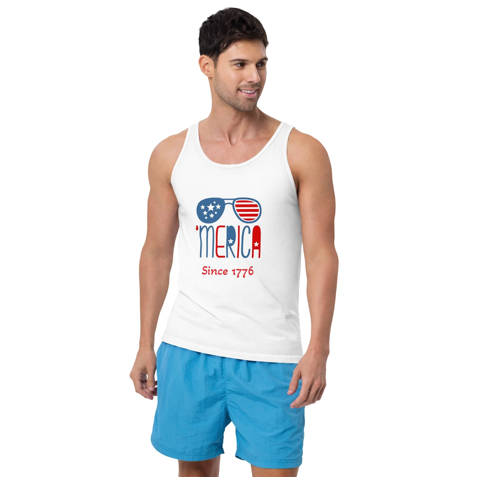 " 'MERICA 250th ANNIVERSARY " Men's Tank Top