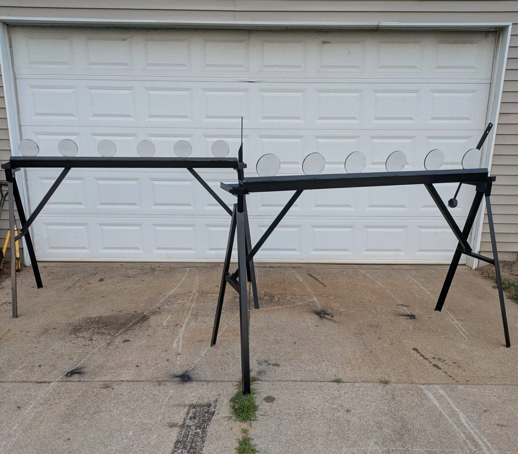 3/8" AR500 steel pistol targets