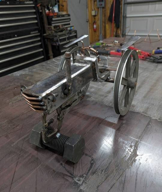 Tractor custom metal art work