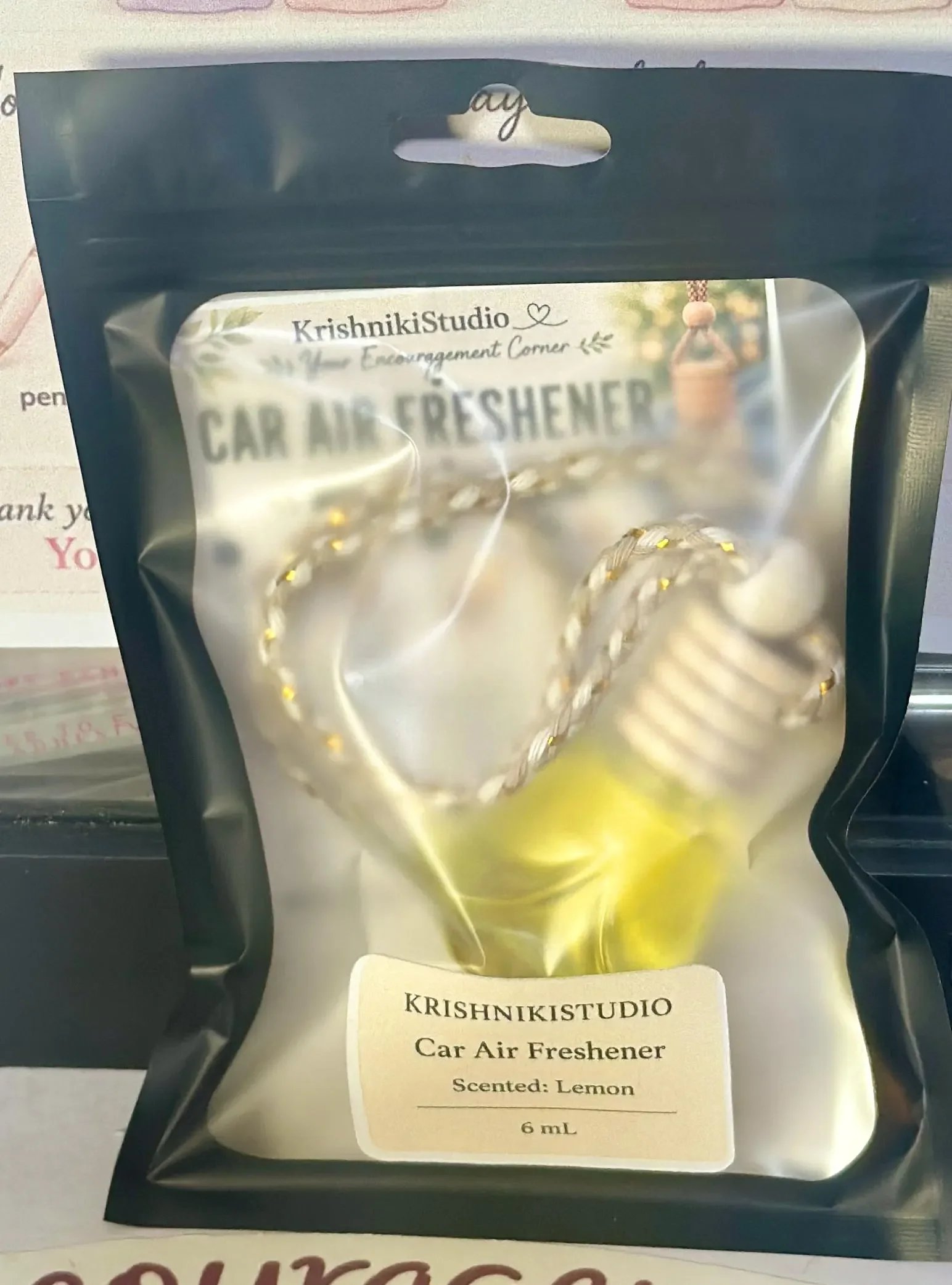 Lemon Car Air Freshener