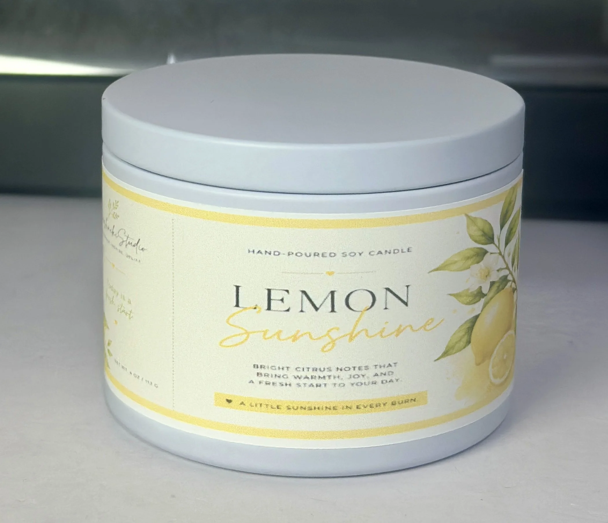 Lemon Sunshine Soy Candle