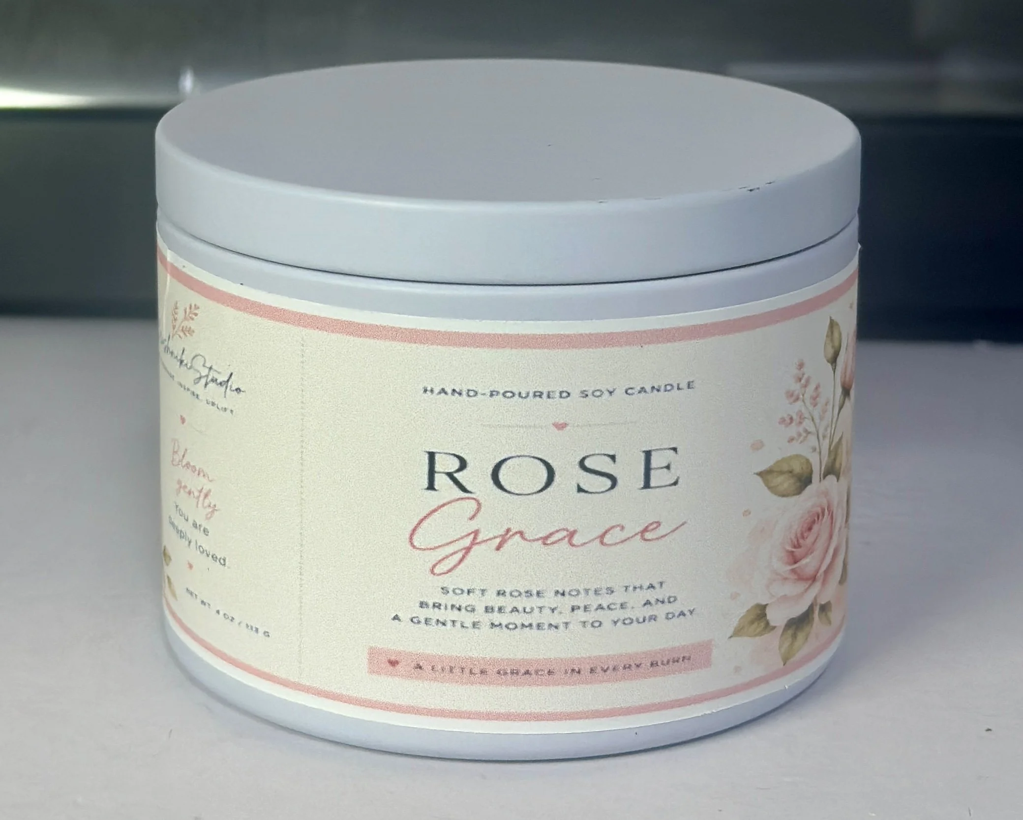 Rose Grace Soy Candle