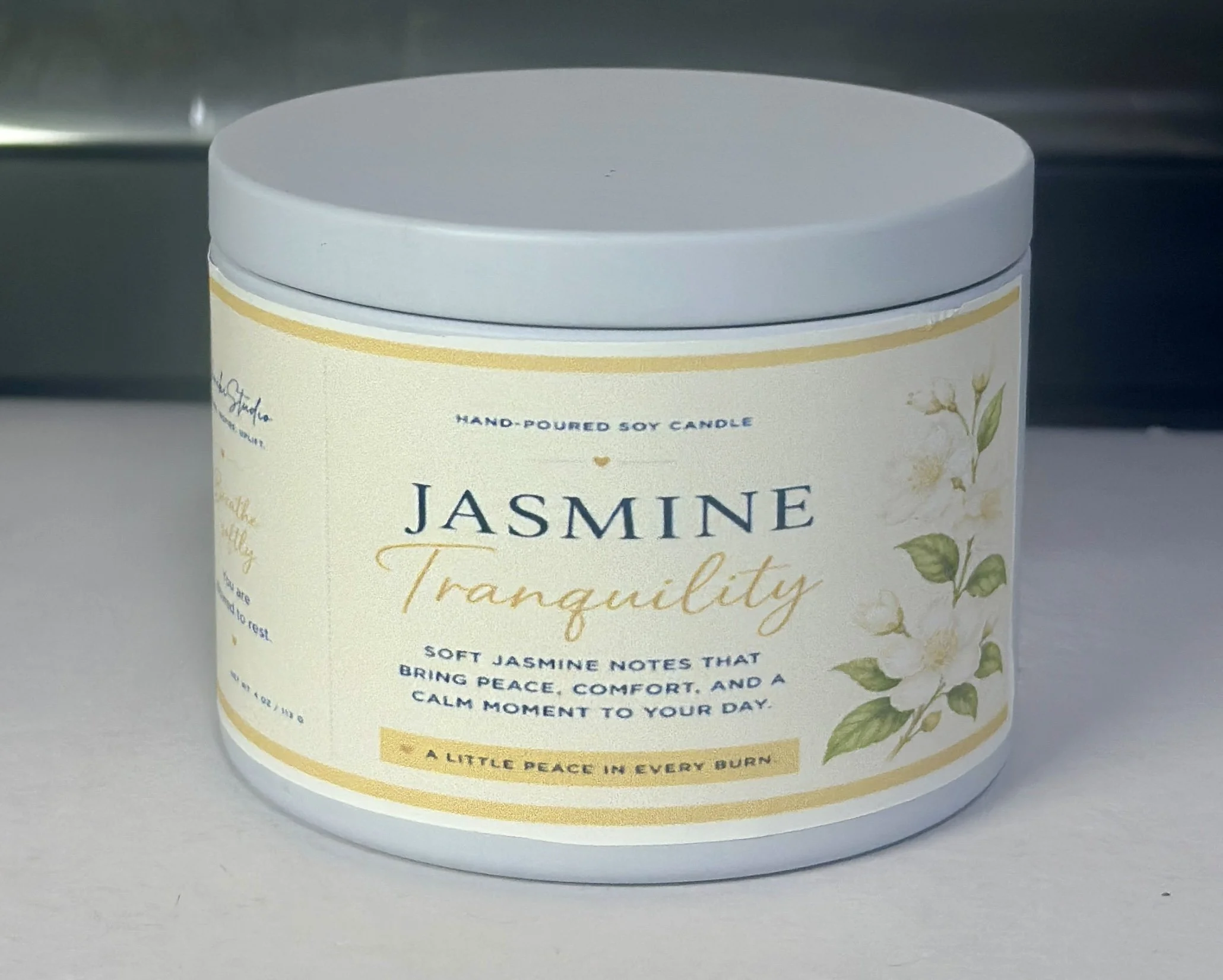 Jasmine Tranquility Soy Candle