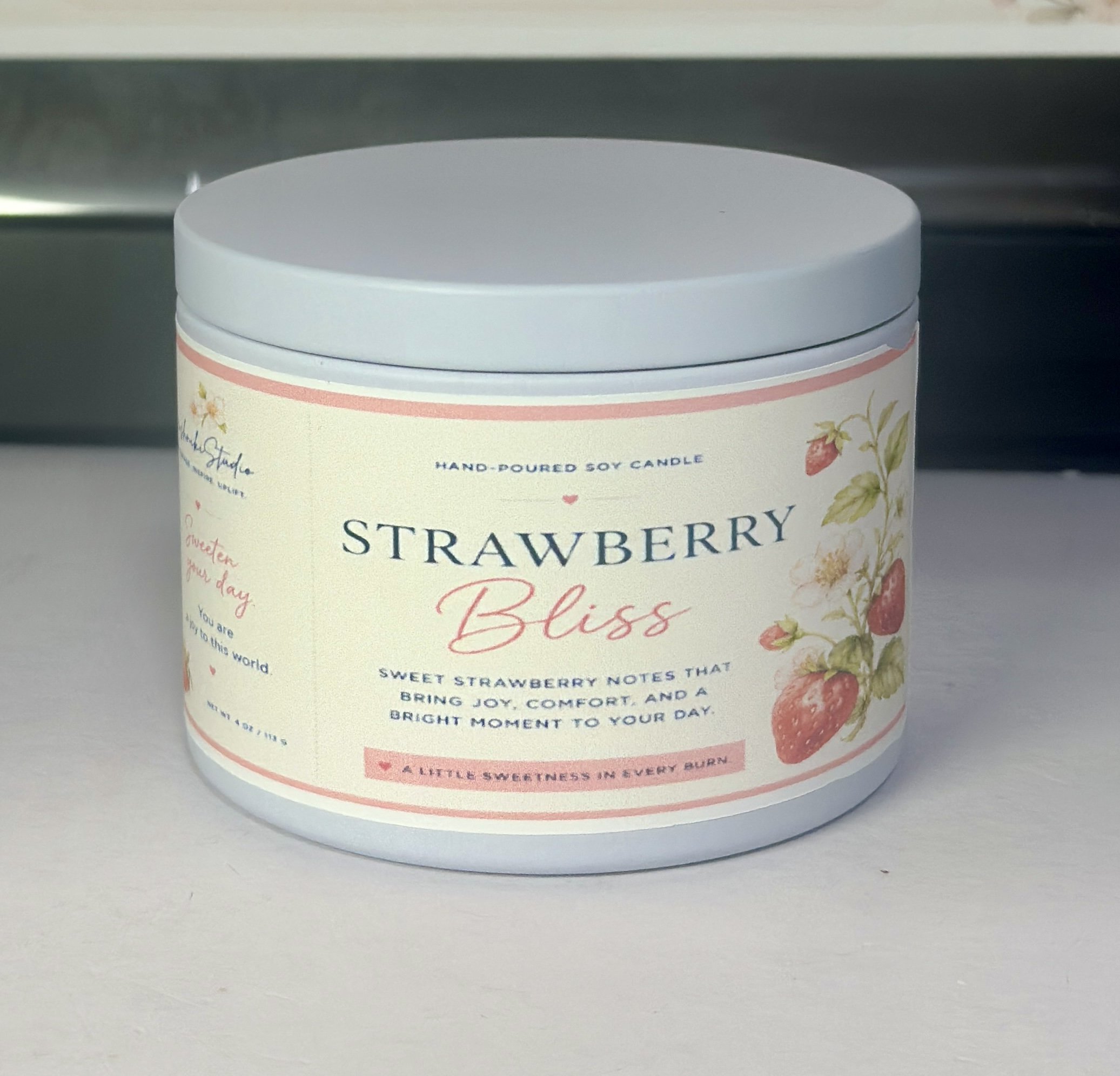 Strawberry Bliss Soy Candle