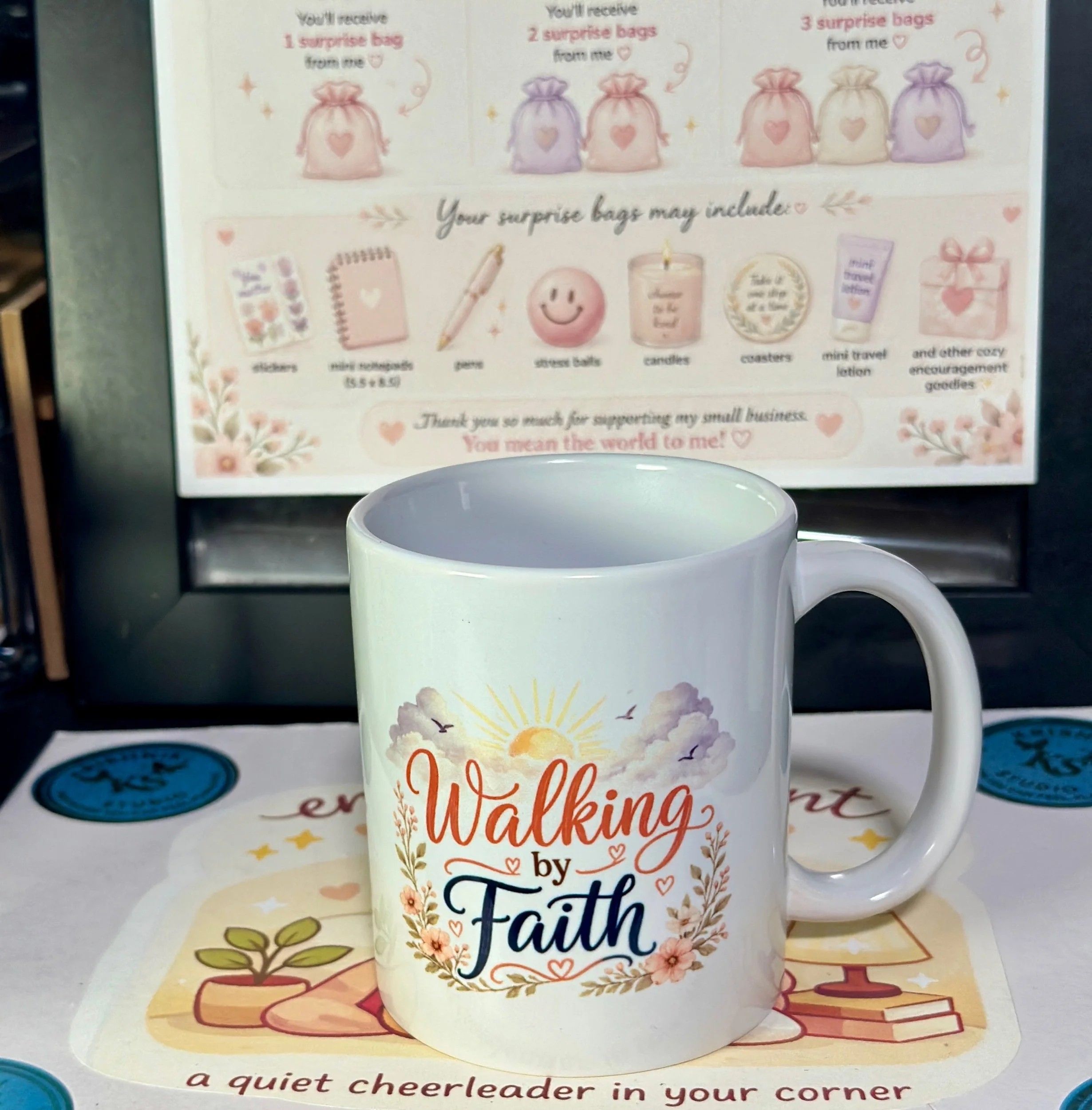 Walking by Faith Mug