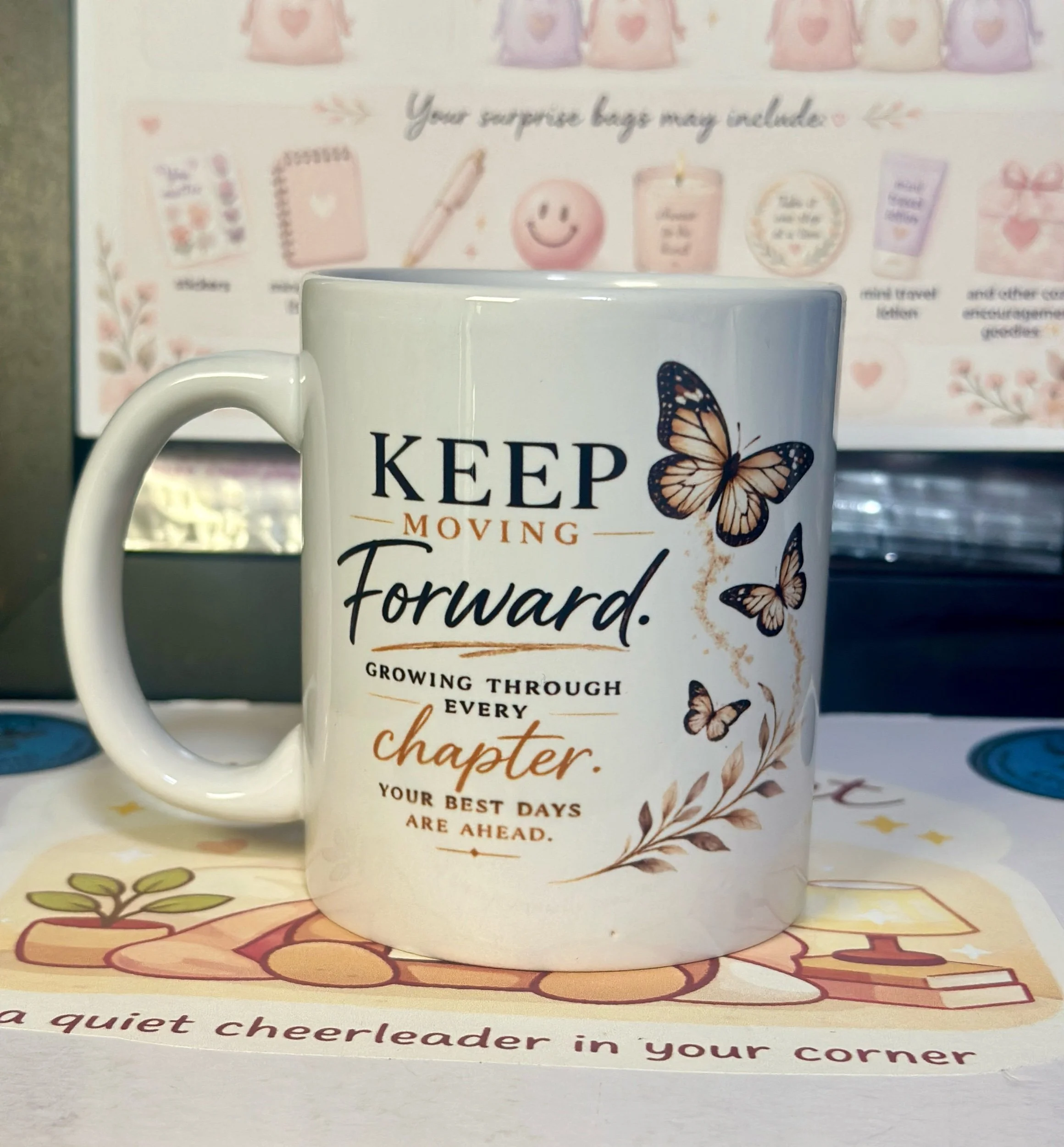 Keep Moving Forward Inspirational Coffee Mug