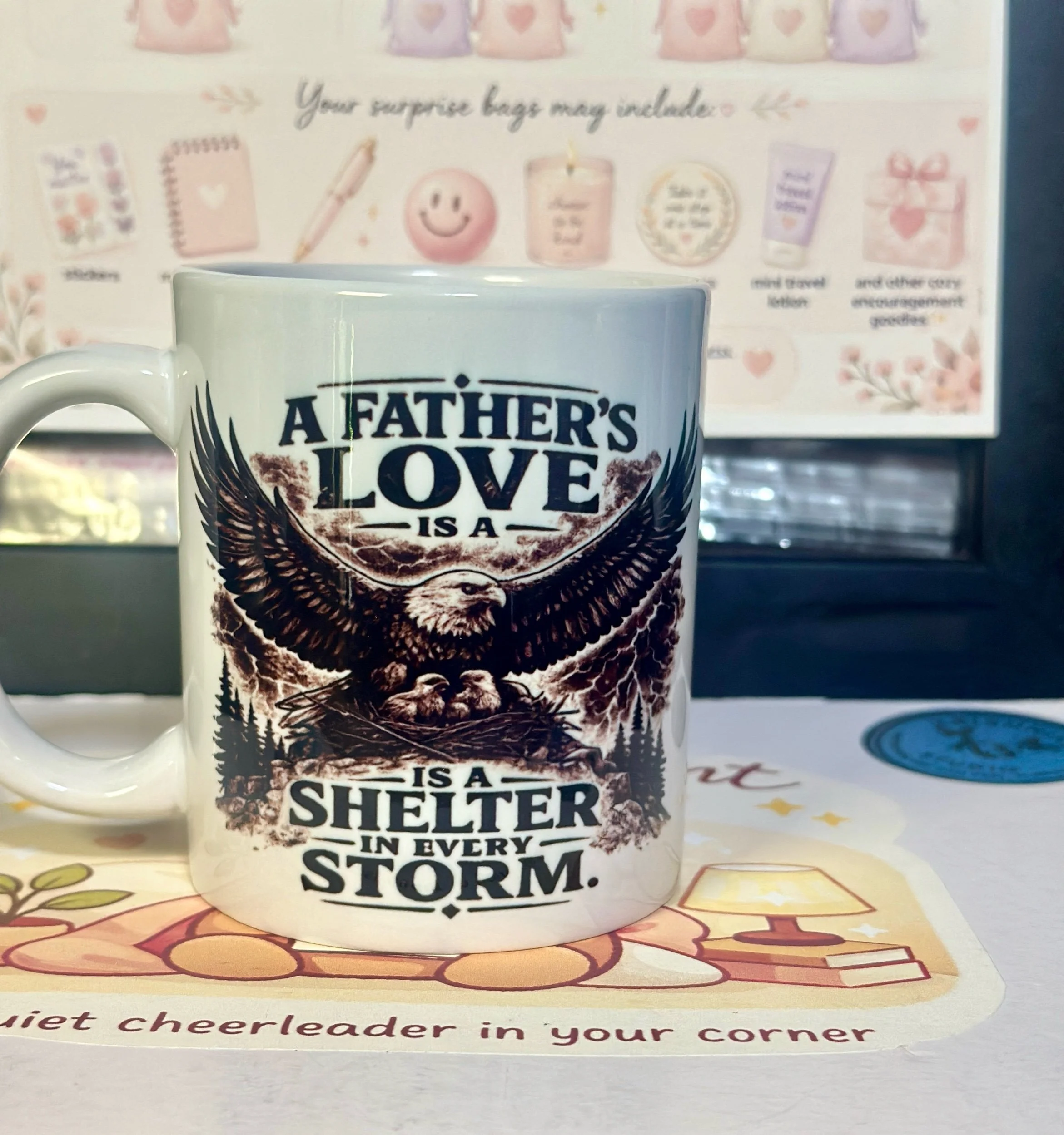 A Father's Love Is a Shelter in Every Storm Mug