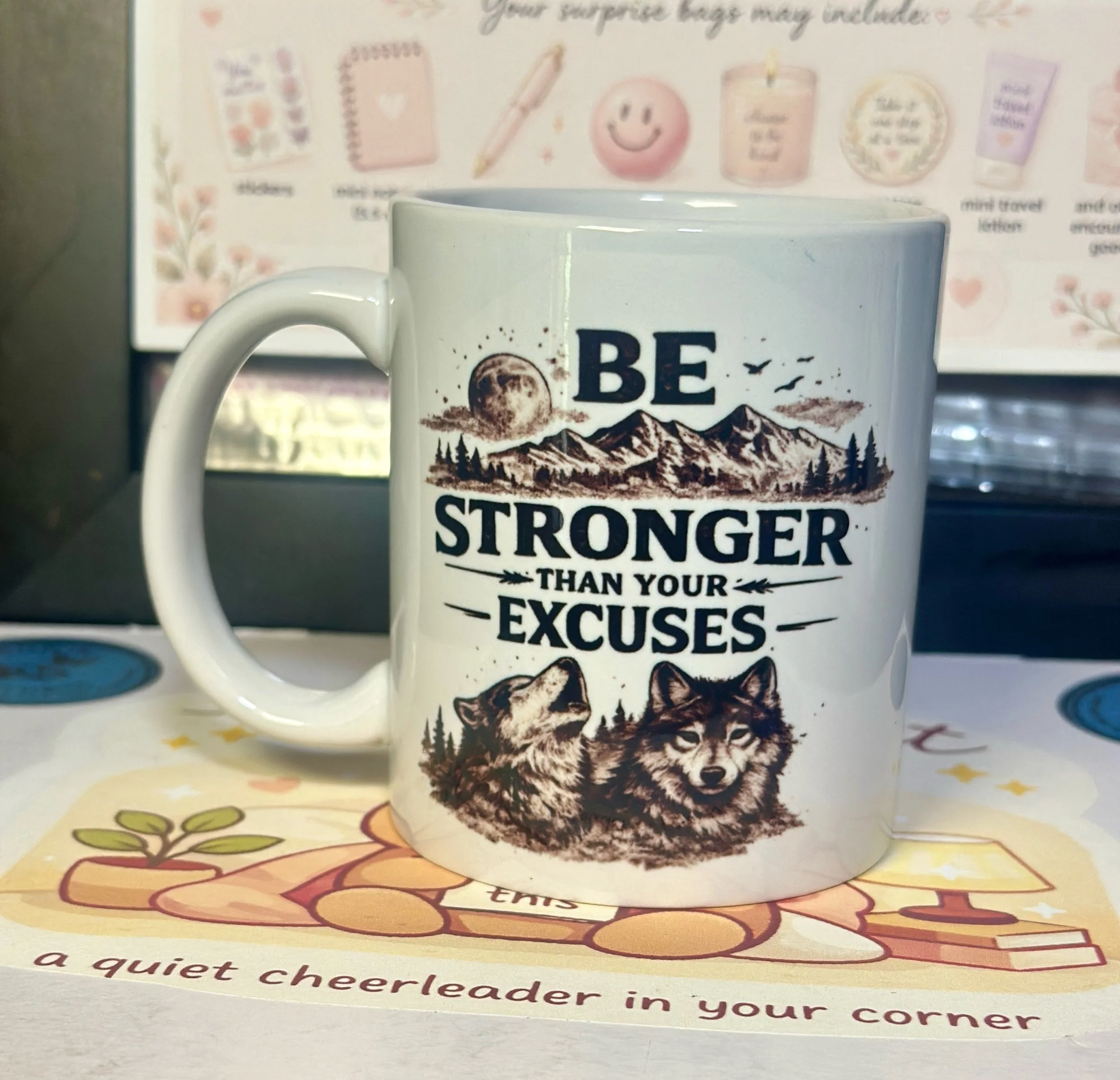 Be Stronger Than Your Excuses Coffee Mug