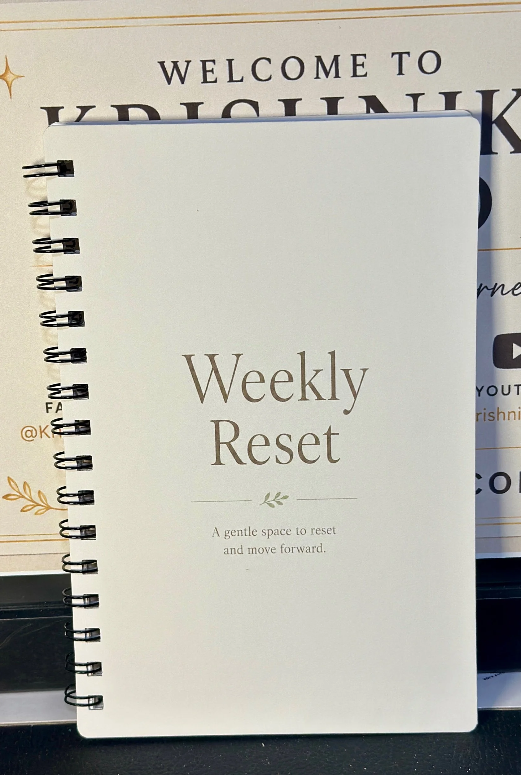 Weekly Reset -Minimal Edition | 1-Month Gentle Planner