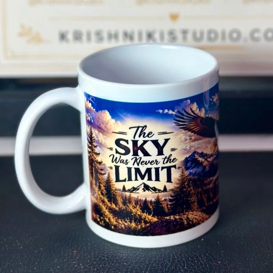 Inspirational Sky Limit Mug