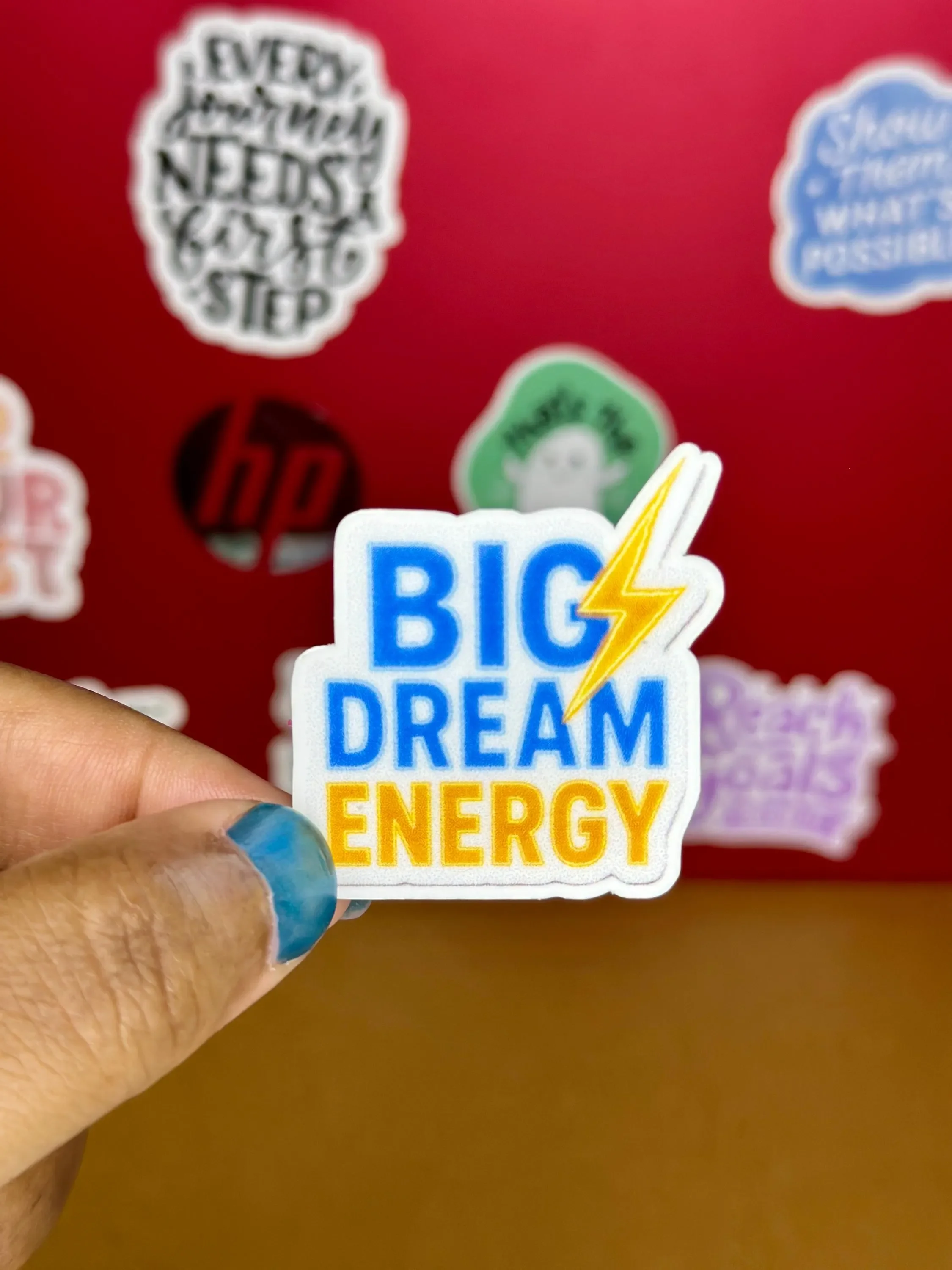 Big Dream Energy Motivational Sticker