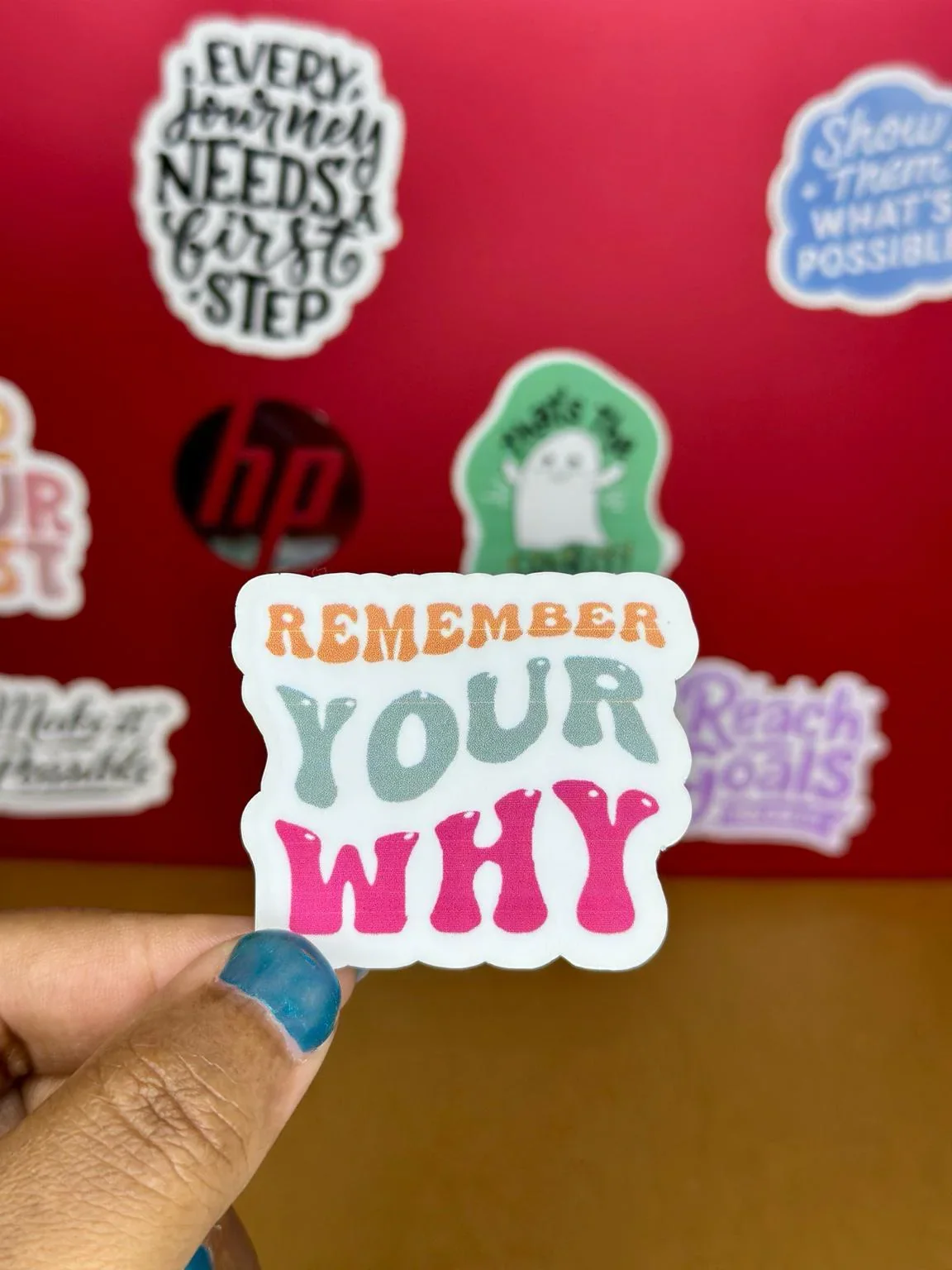 Remember Your Why Vinyl Sticker