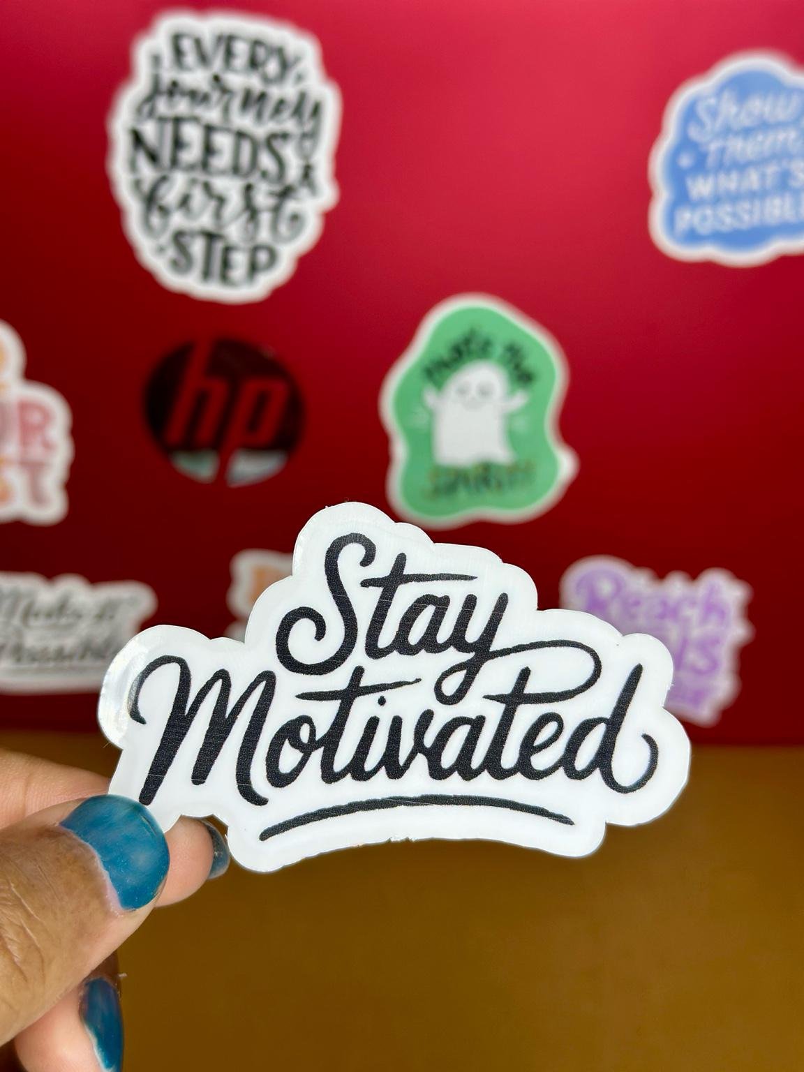 Stay Motivated Sticker