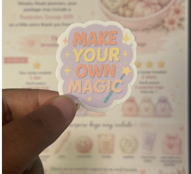 'Make Your Own Magic' Motivational Sticker