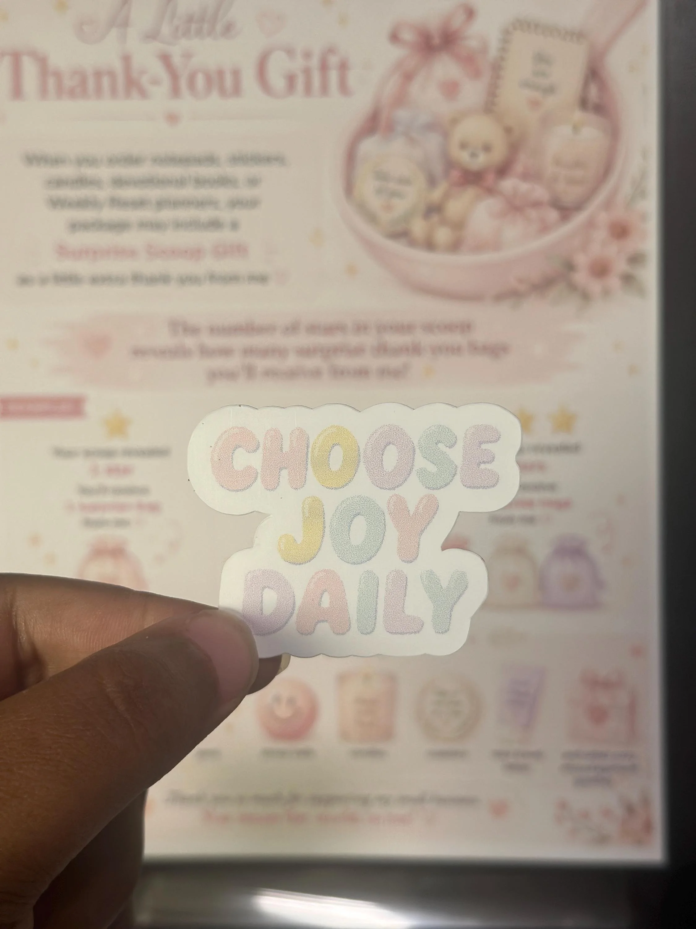 Choose Joy Daily Sticker