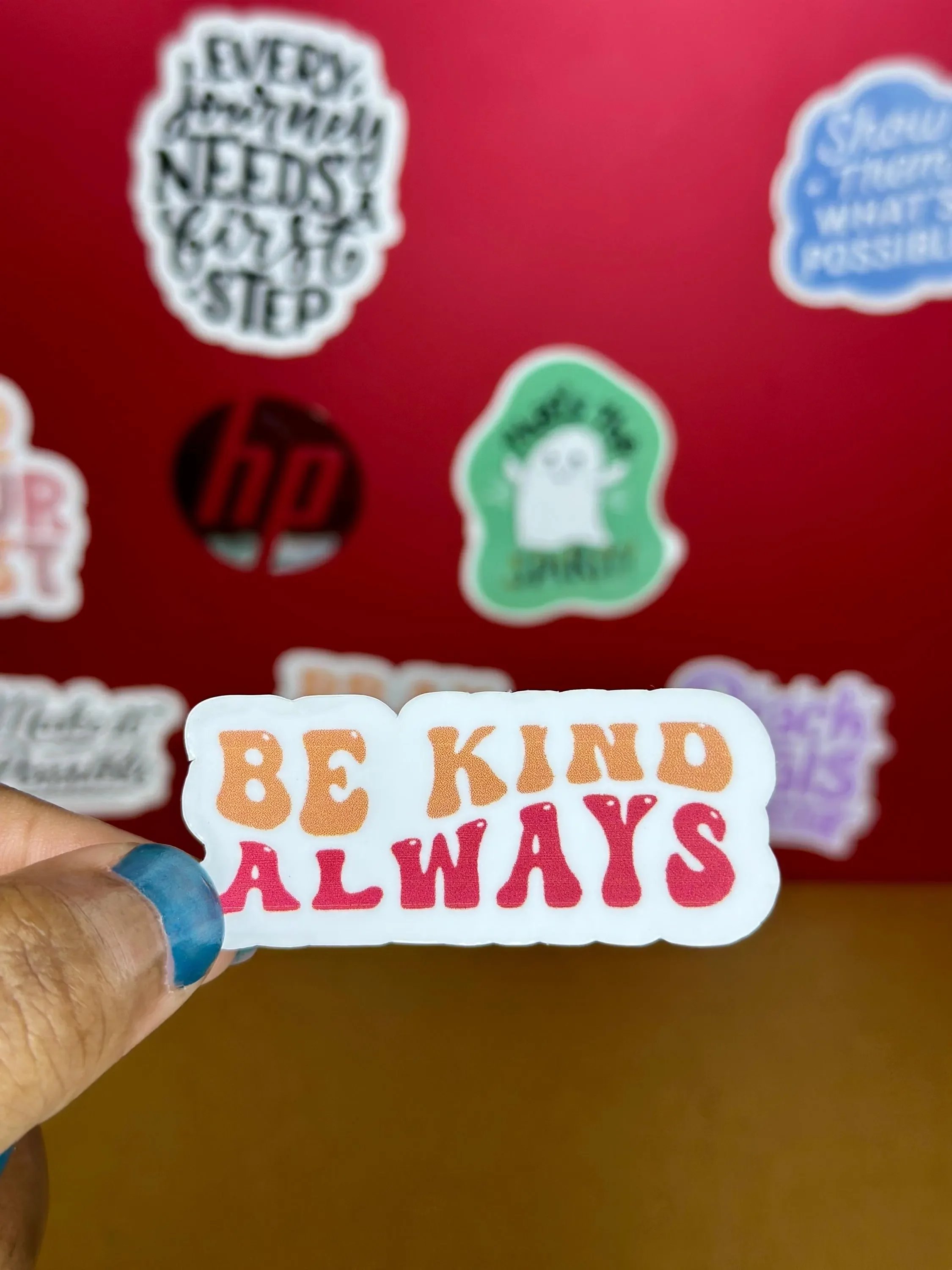 Be Kind Always Motivational Sticker