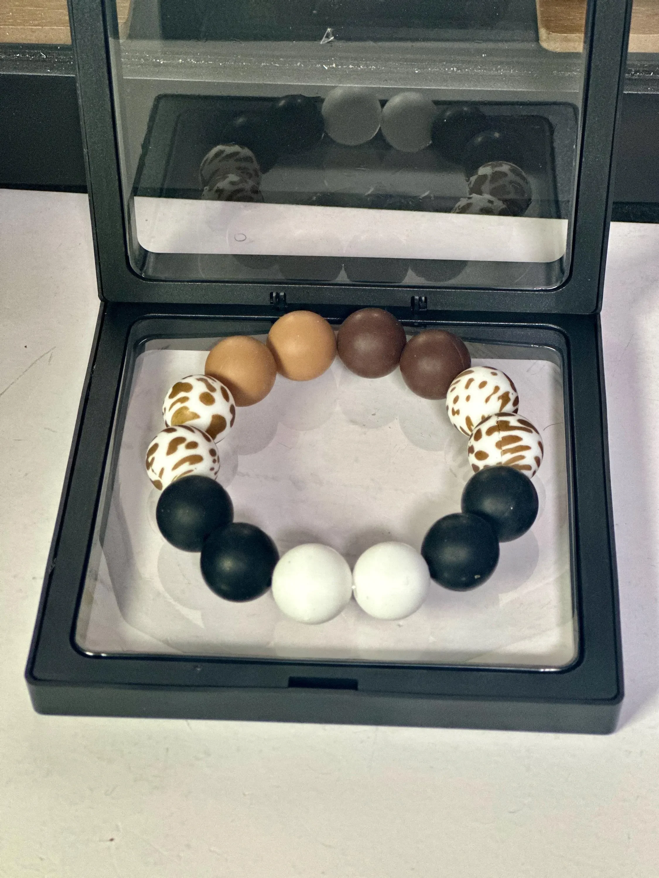 Western Mix Silicone Bead Bracelet