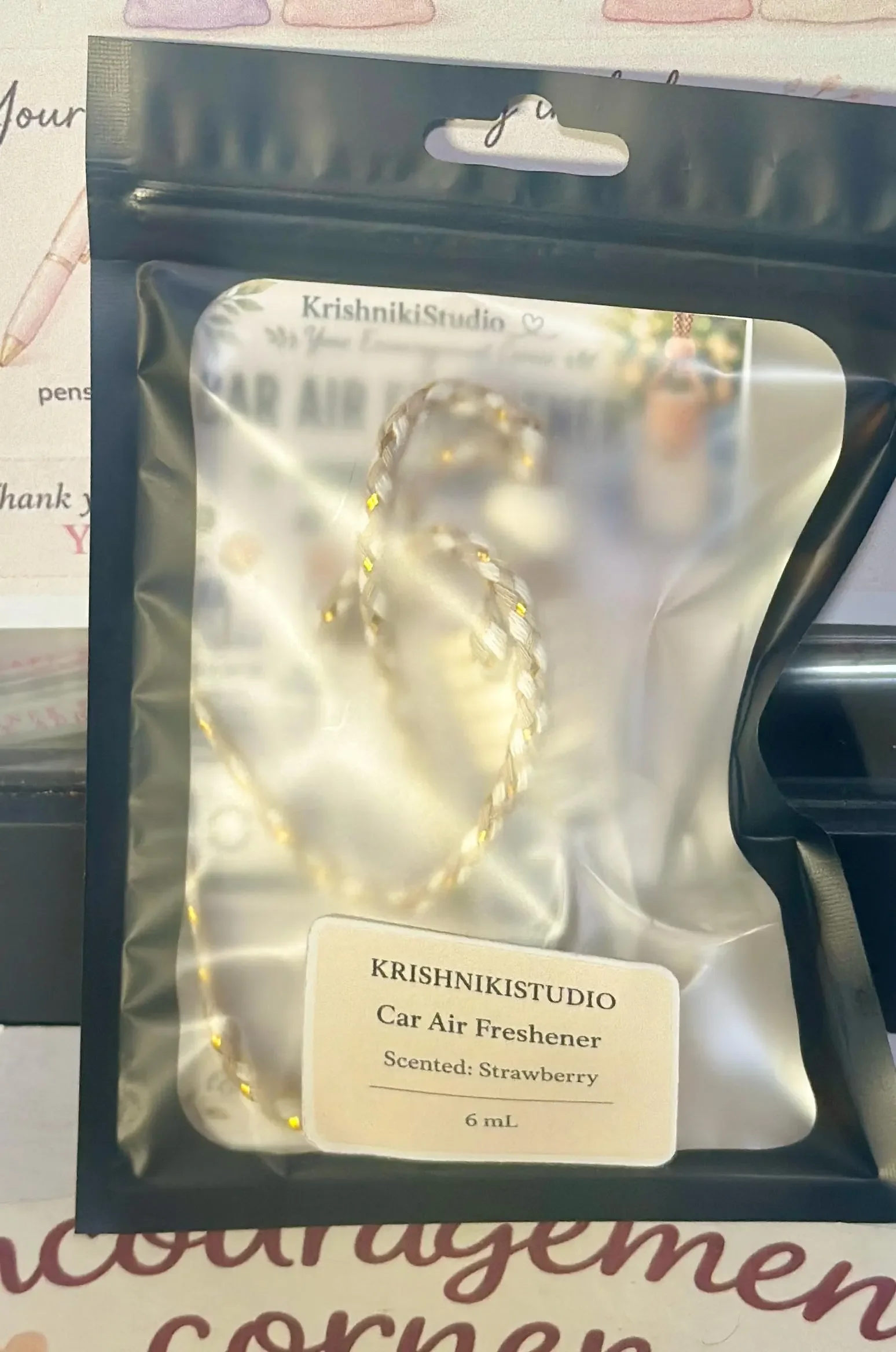 Strawberry Bliss Car Air Freshener