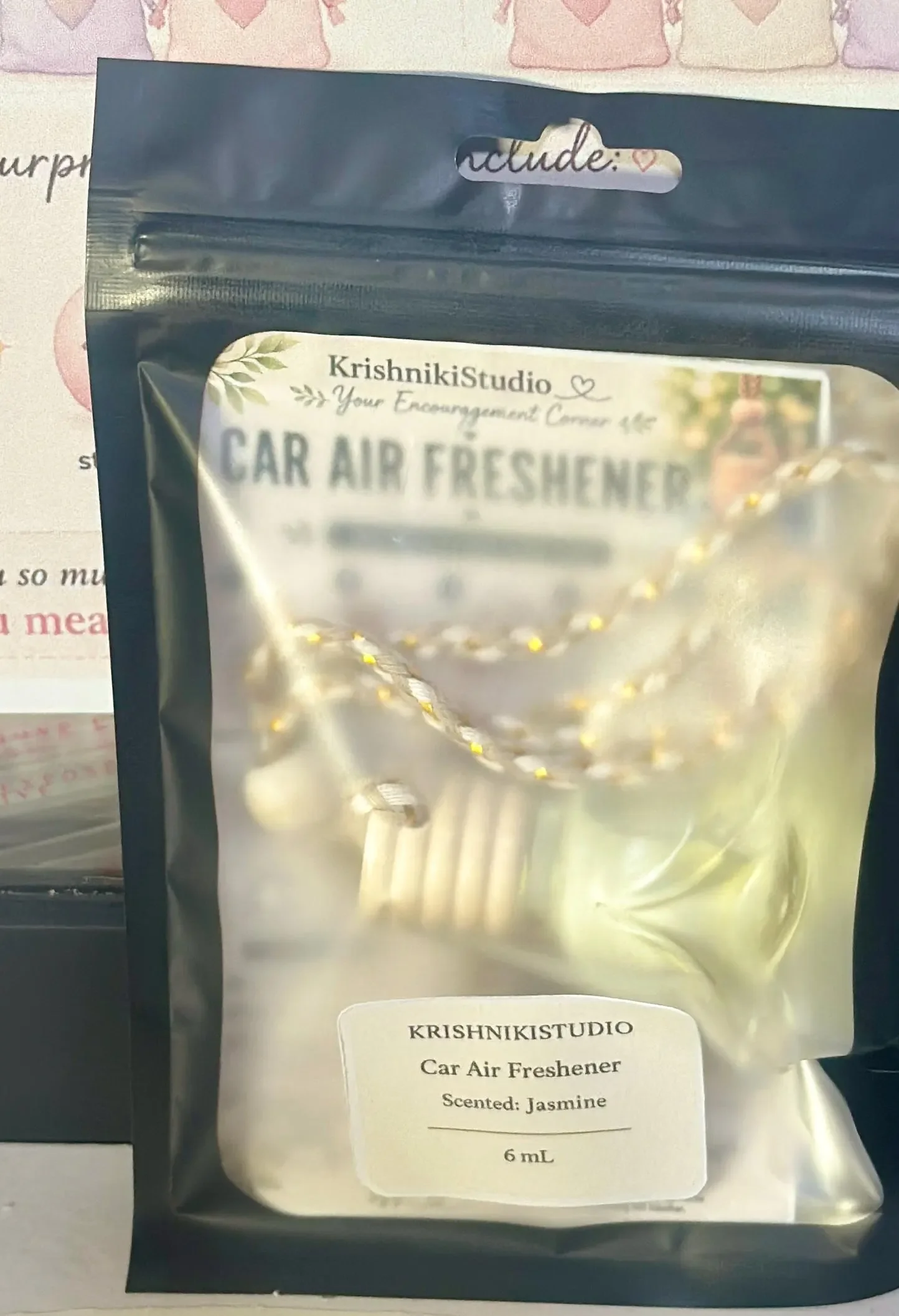 Jasmine Car Air Freshener