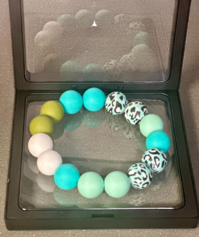 Safari Breeze Silicone Bead Bracelet