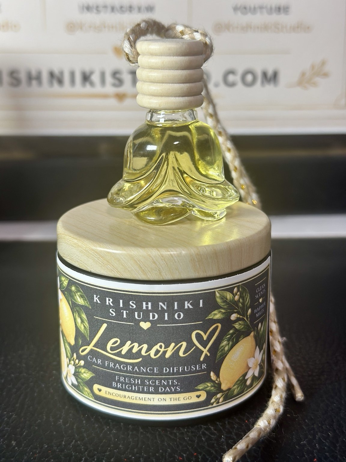 Lemon Car Fragrance Diffuser