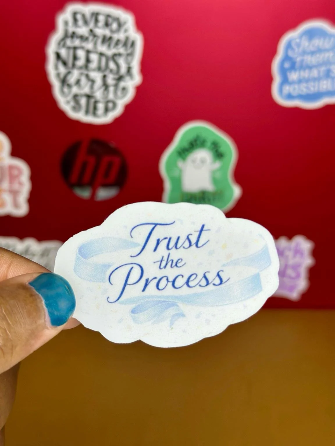 'Trust the Process' Vinyl Sticker