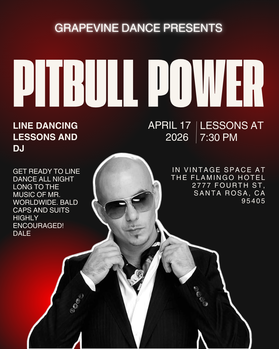 Pitbull Power at the flamingo