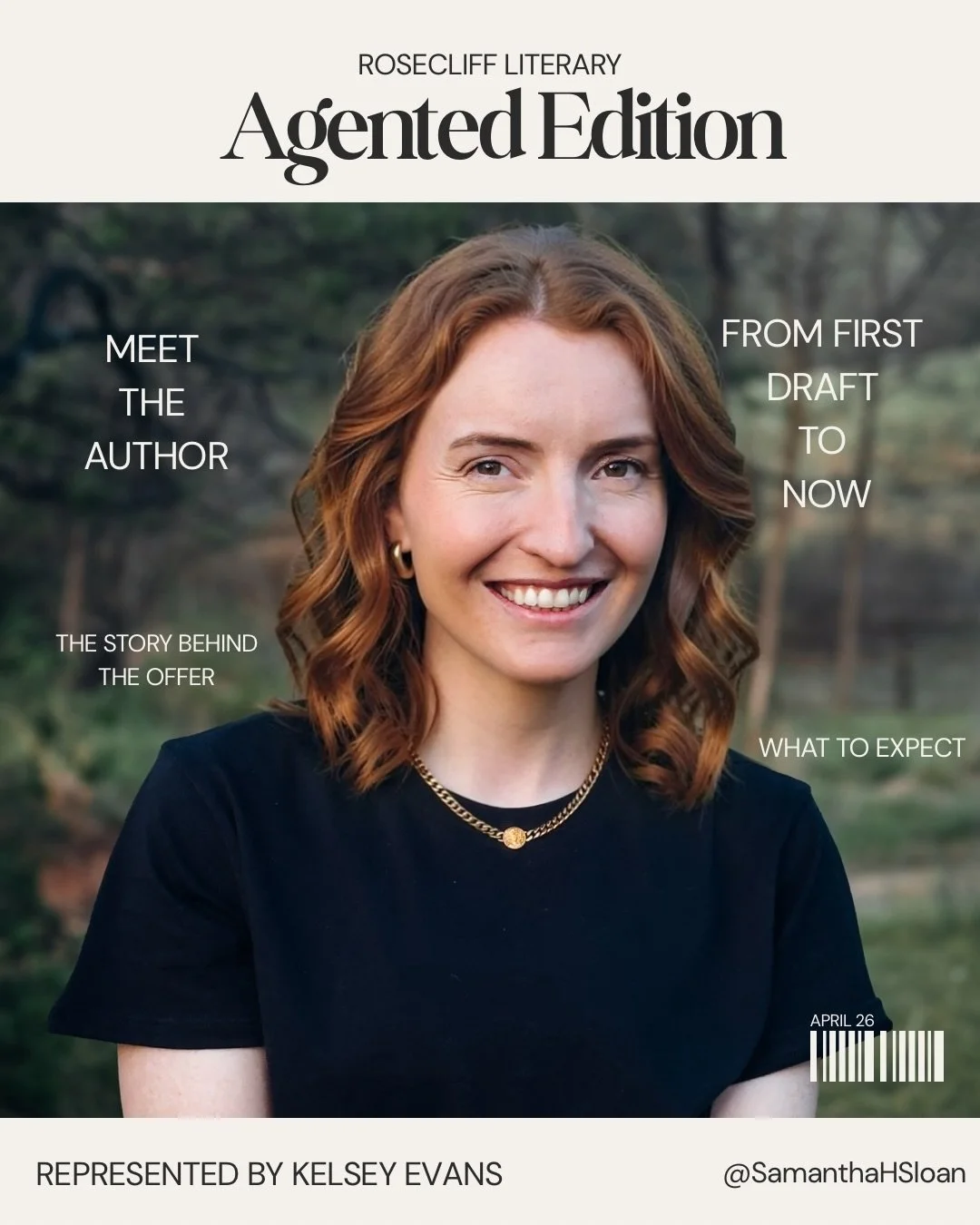 I am beyond excited to announce that I have signed with @kelseyevanswrites at Rosecliff Literary. I cannot wait for this journey to start. From the first time we talked she just got the project. 

Here is to the next journey and what comes with it 🖤