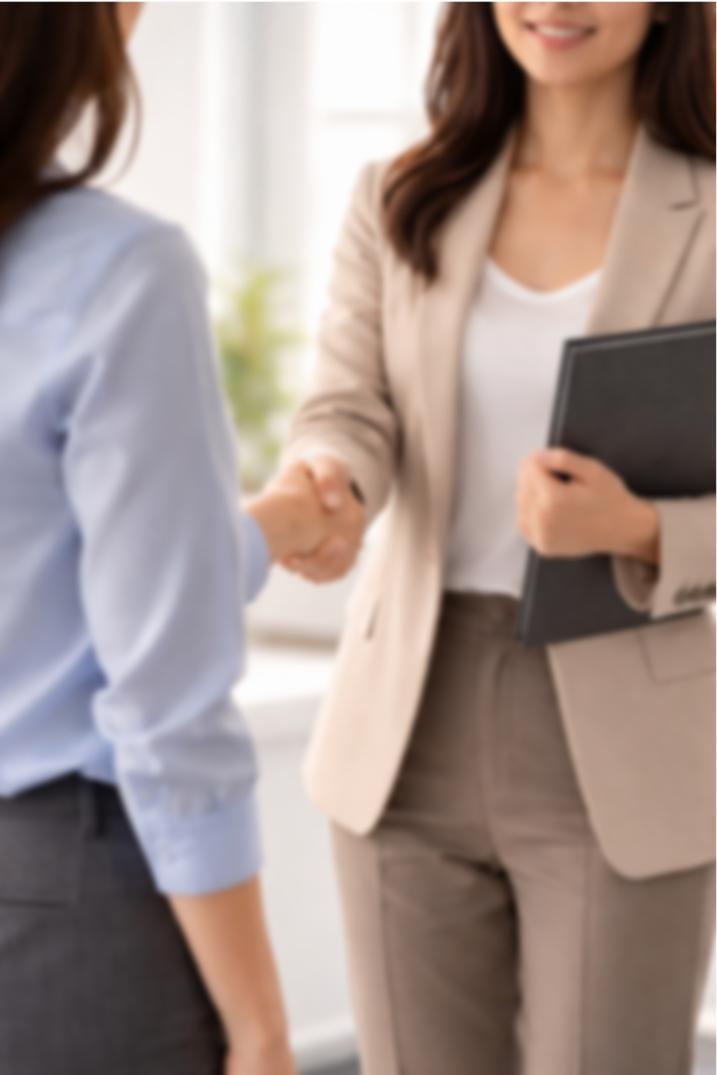 Nurse interviewing for a job