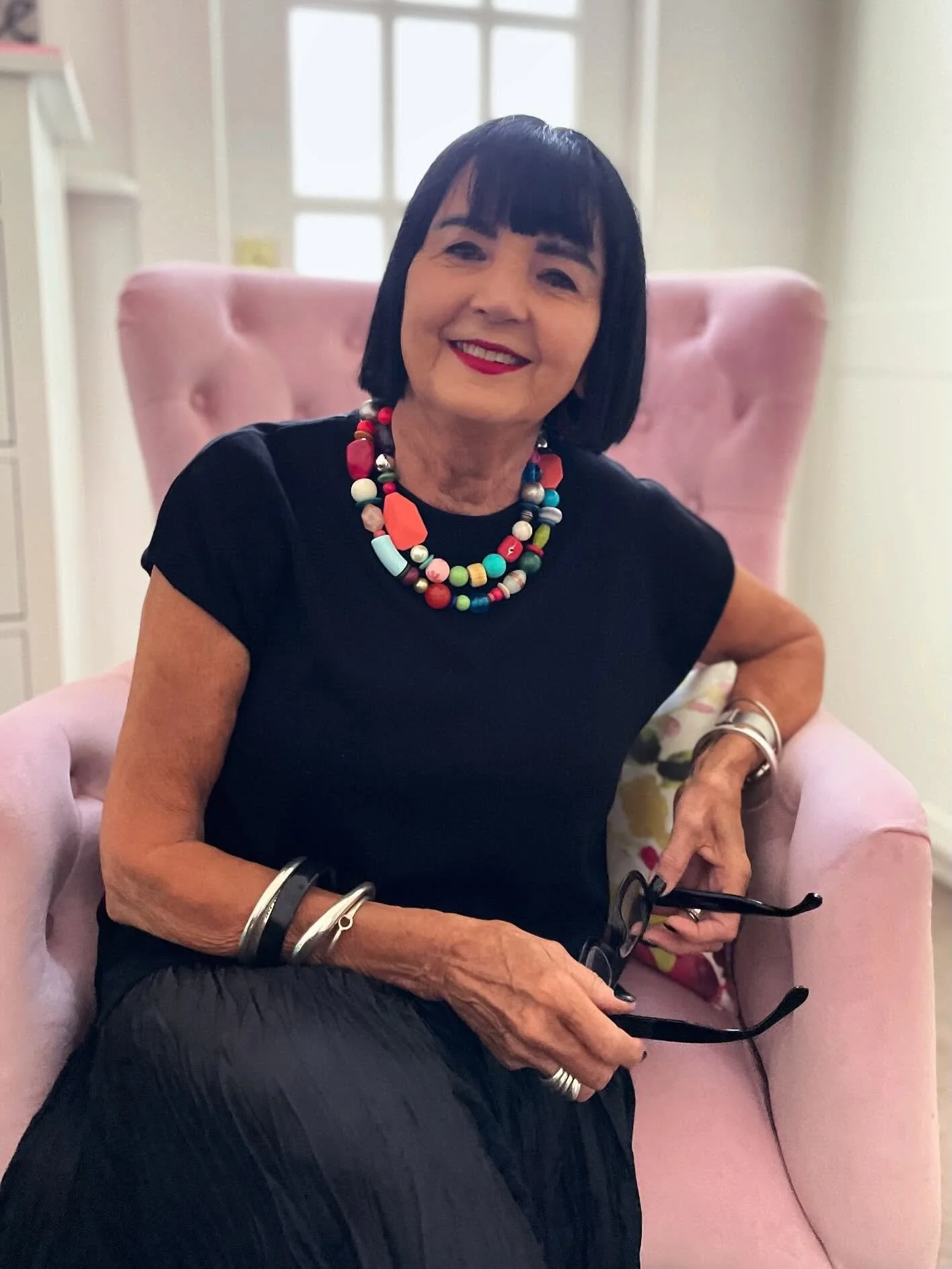 New style available that is looking fabulous on the stylish @paulinenolan ! These are called PARTY PARTY, they will be at @east_brunswick_village on Sunday.
They&rsquo;ll be online soon.
🙏🏻❤️