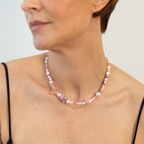 Carnival Necklace Pink Baby 45